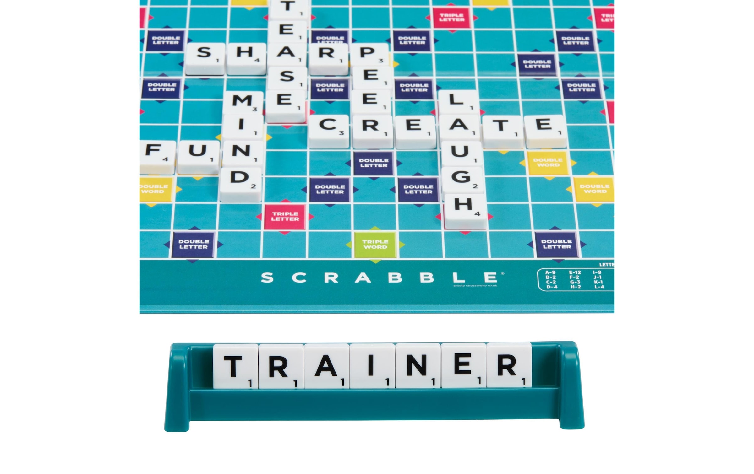 Mattel games Spiel »Familienspiel Scrabble Classic 2 in 1 -DE-«