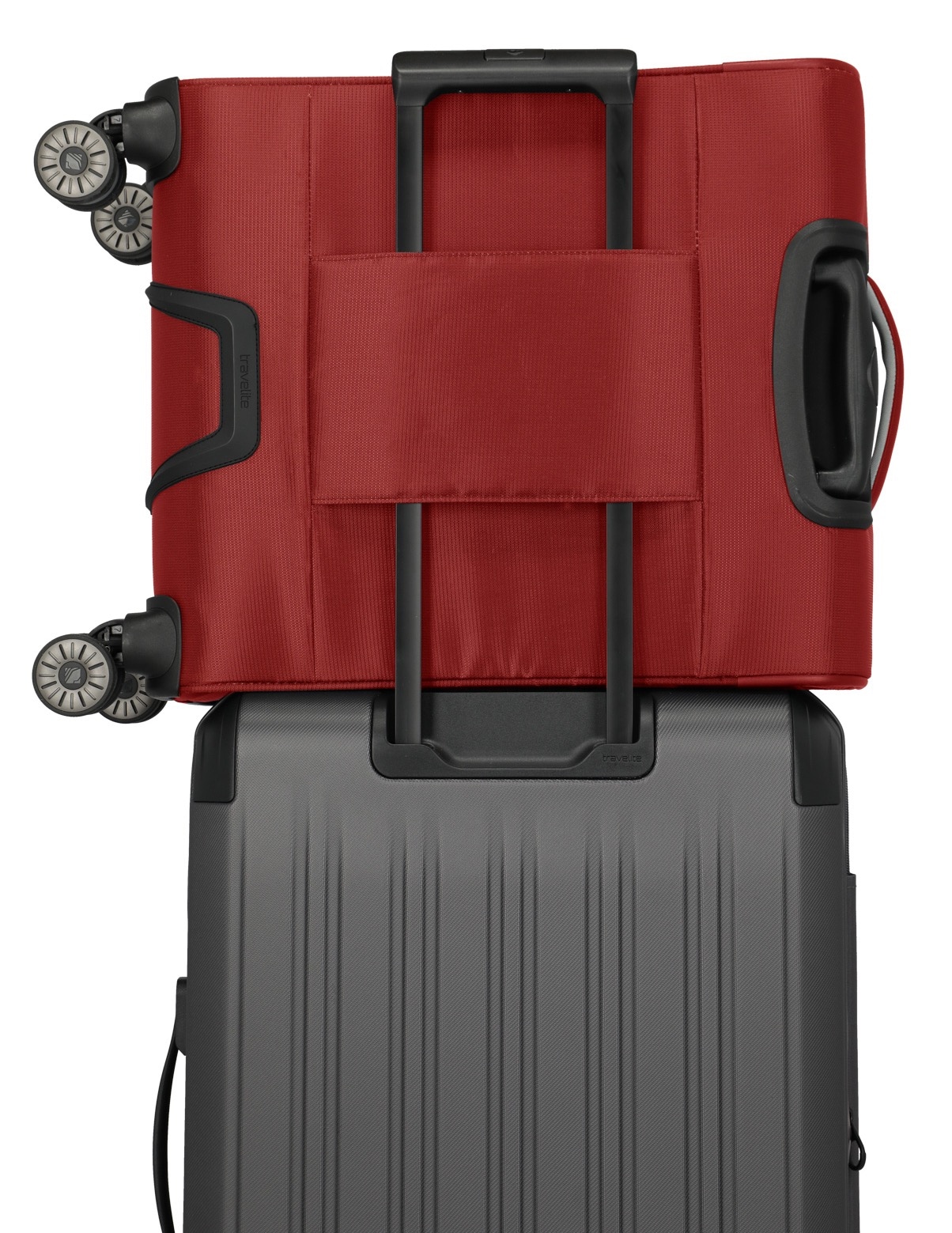 travelite Trolley pour bagages à main »JETPACK Max 4 Cabin Handgepäck Koffer« 41 litre 4 Rollen bagage souple, compatible Ryanair, Condor et de nombreuses compagnies aériennes courantes