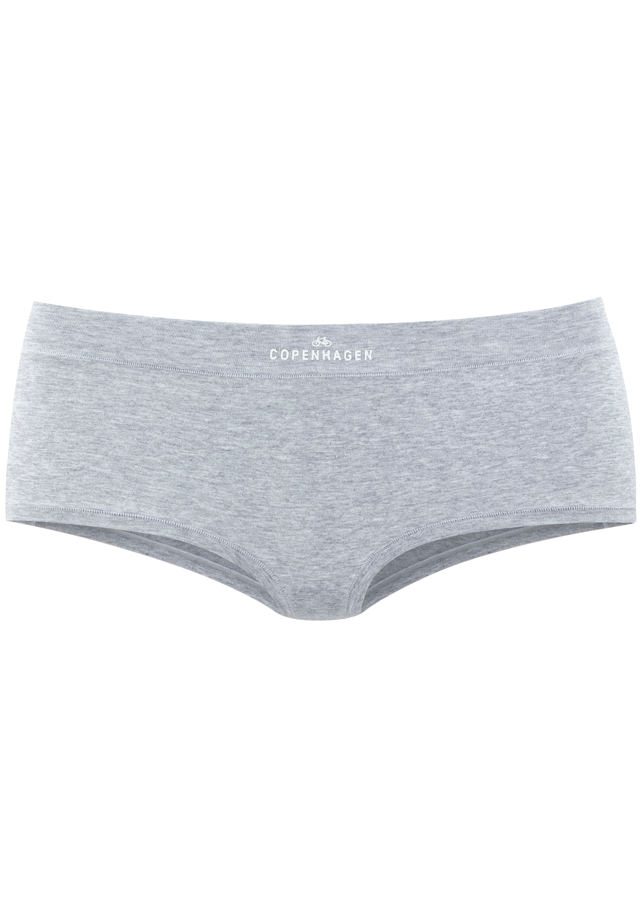 Copenhagen Studios Panty »mit Logodruck am Bund«, (3er-Pack), aus softer Bio-Baumwollqualität