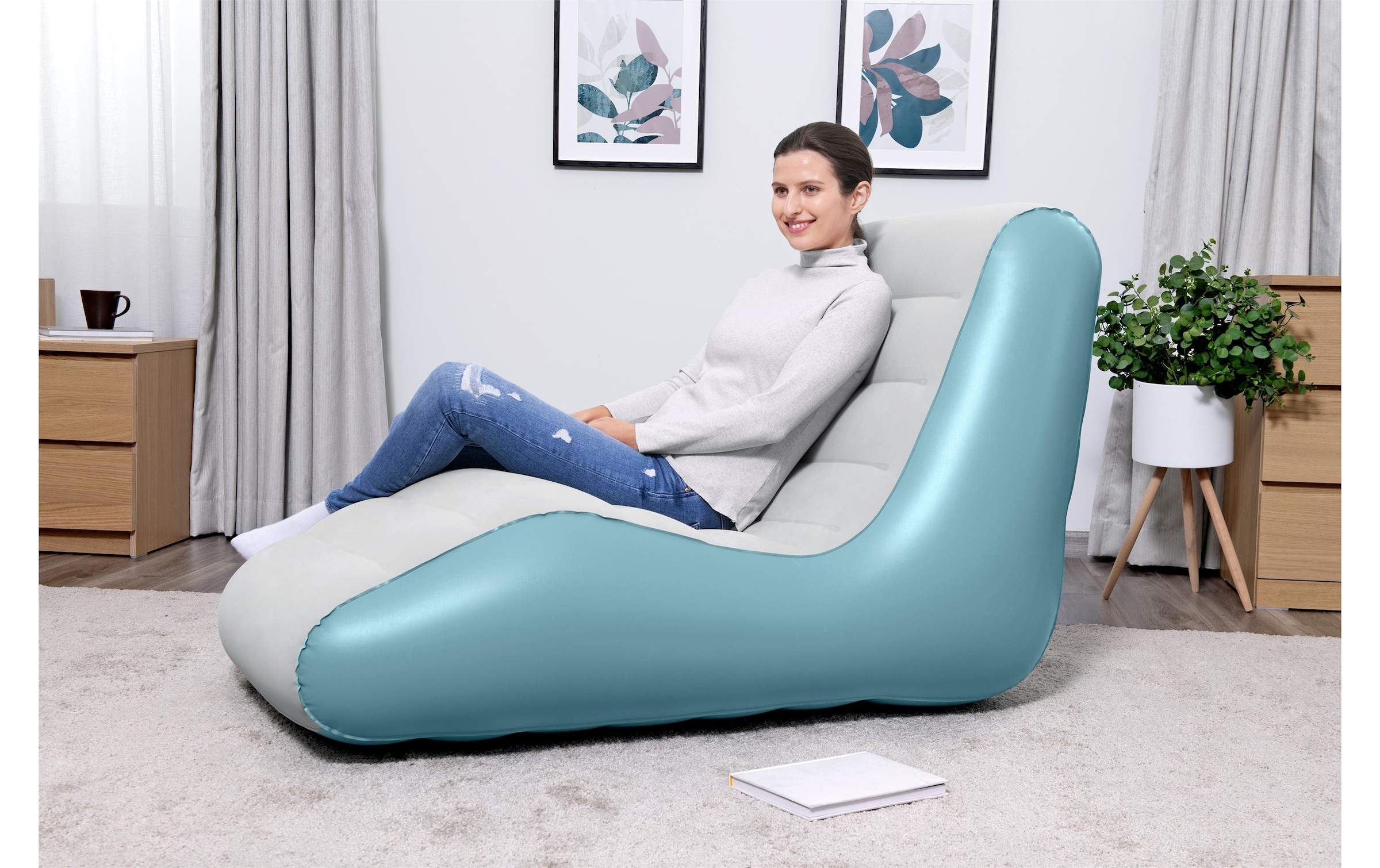 Bestway Luftsessel »Leisure Luxe 133 x 79 cm«