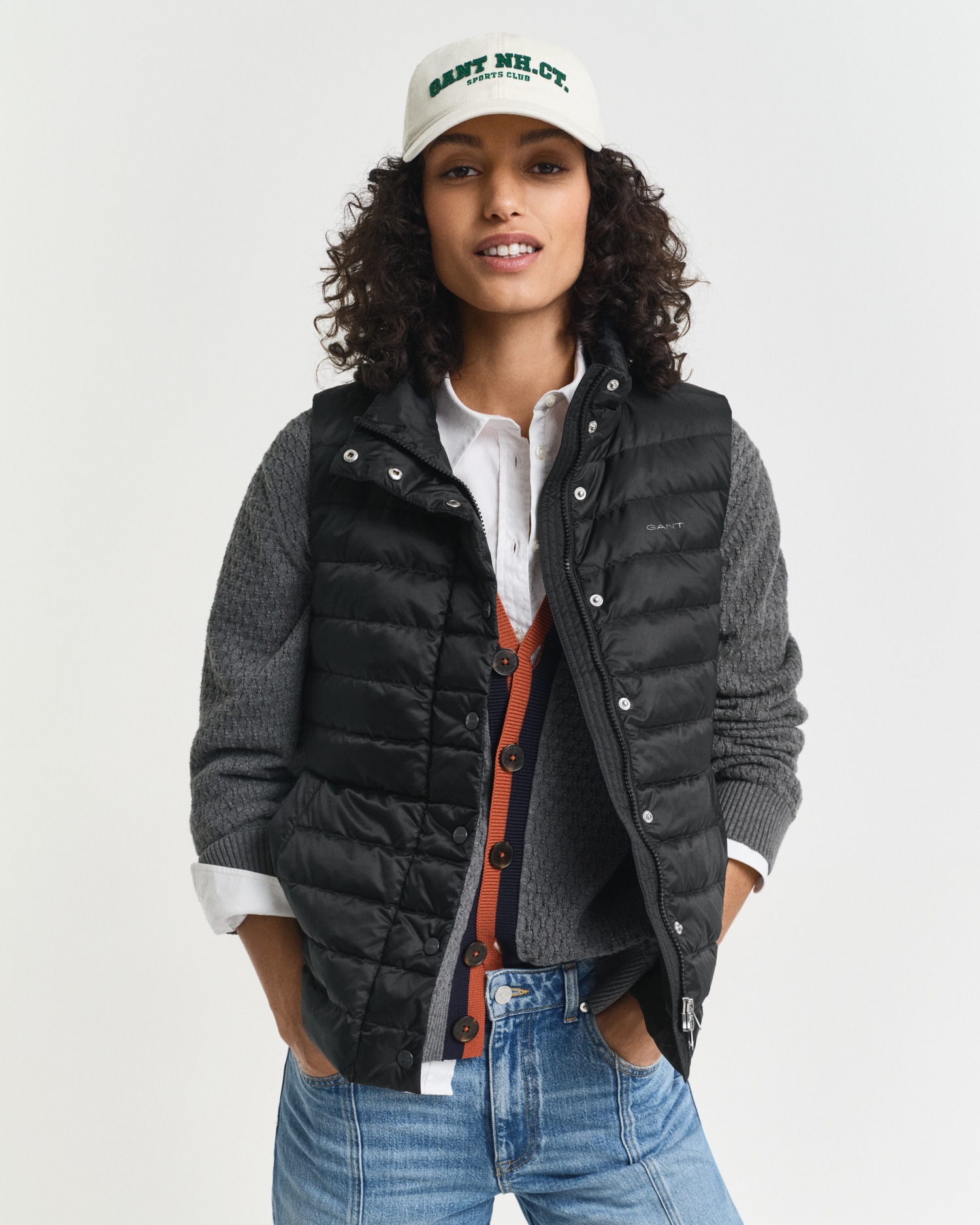 Gant Steppweste »LIGHT DOWN VEST« Regular fit mit Stehkragen