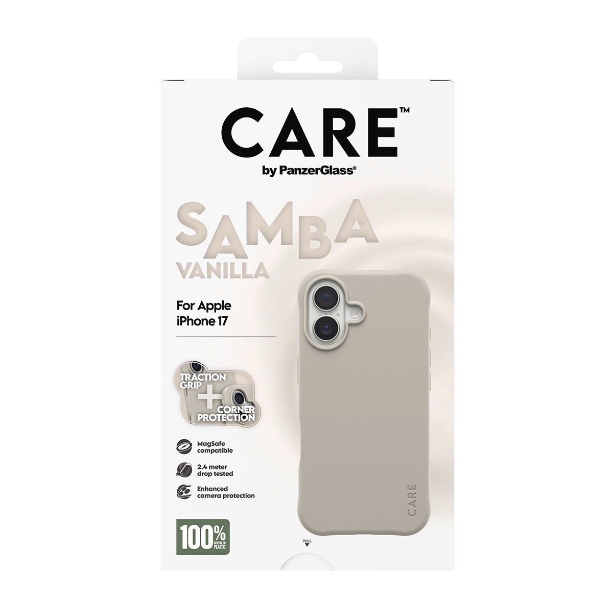 CARE by PanzerGlass Housse pour téléphone portable »Samba MagSafe Case für Apple iPhone 17« Backcover, Schutzhülle, Handyschutzhülle, Case, Schutzcase, stossfest