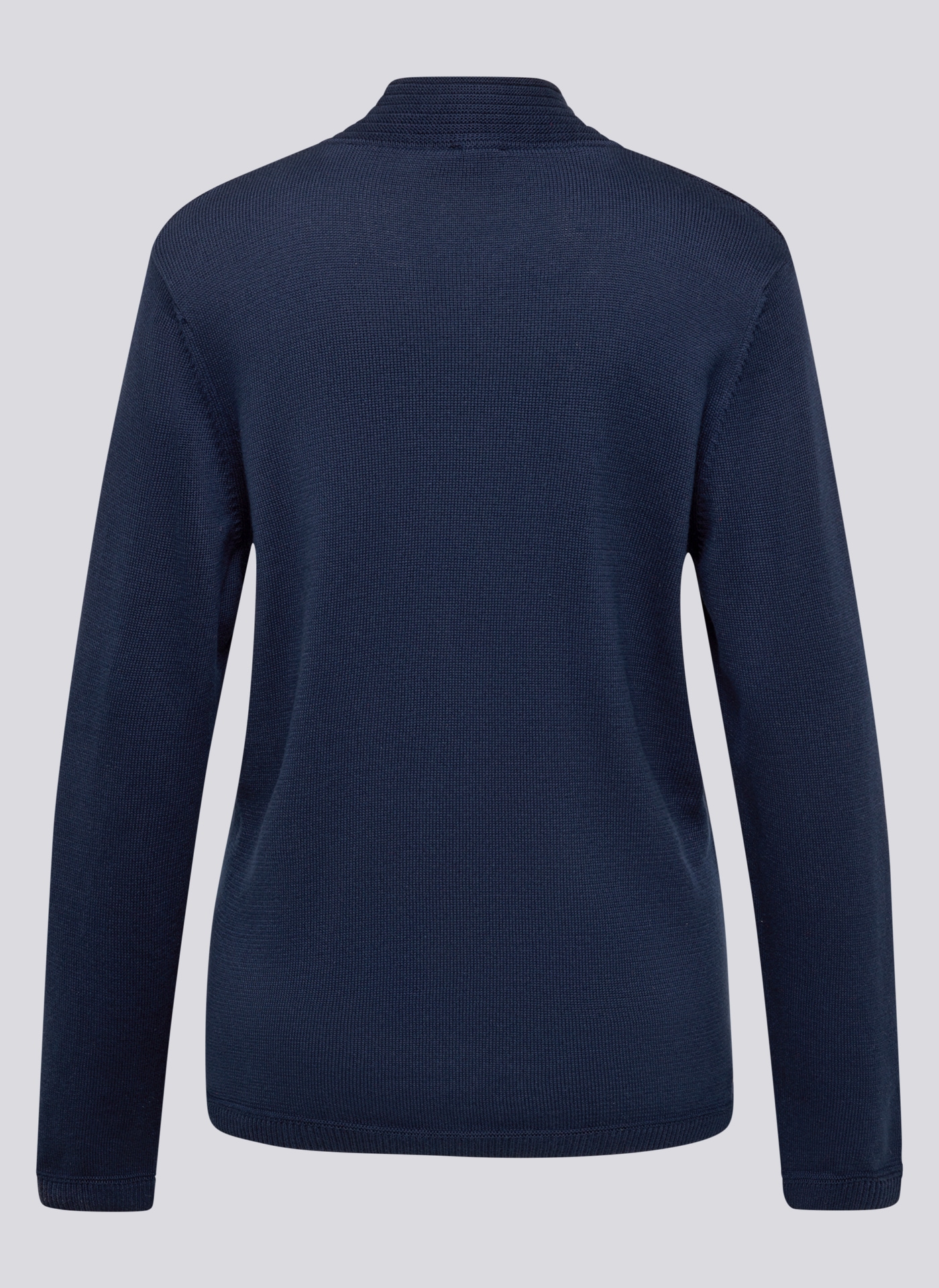 Rabe Veste en tricot mit Reissverschluss und Stehkragen