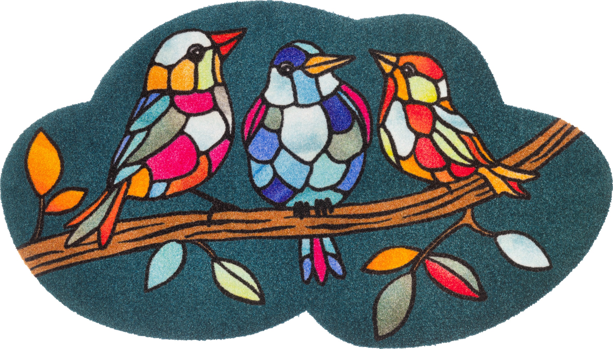 Image of wash+dry by Kleen-Tex Teppich "Morning Choir" rechteckig 9 mm Höhe