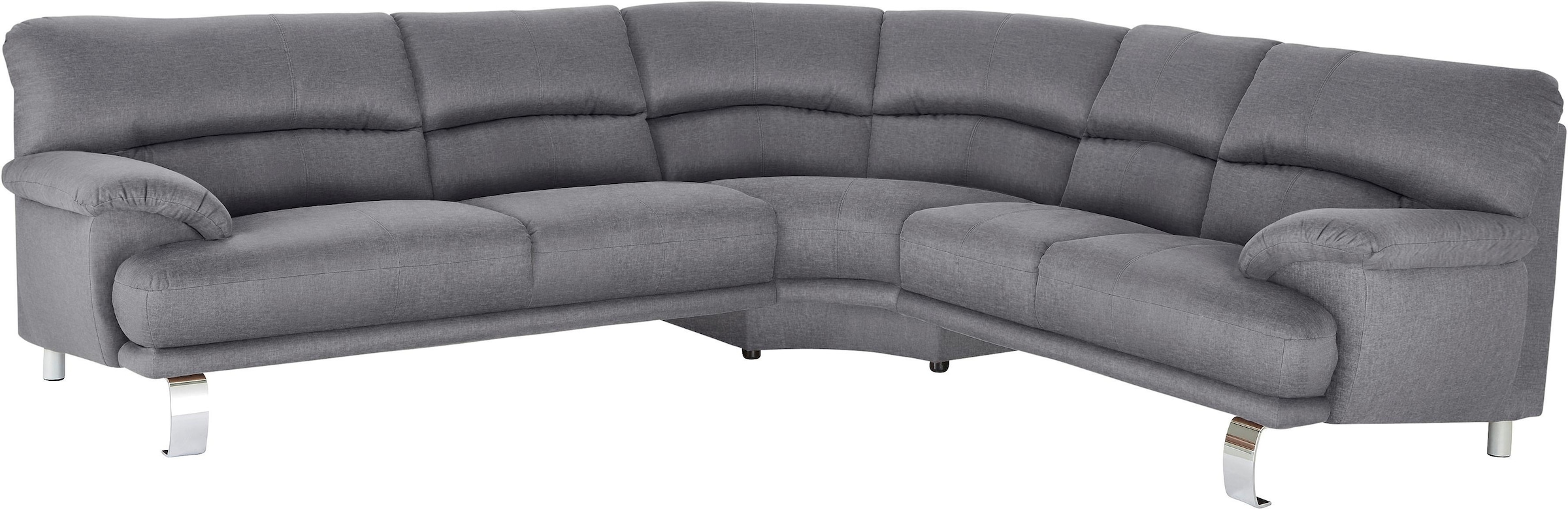 TRENDMANUFAKTUR Ecksofa »Cecilia II, in italienischen Design, bequem, hoher Sitzkomfort, L-Form«