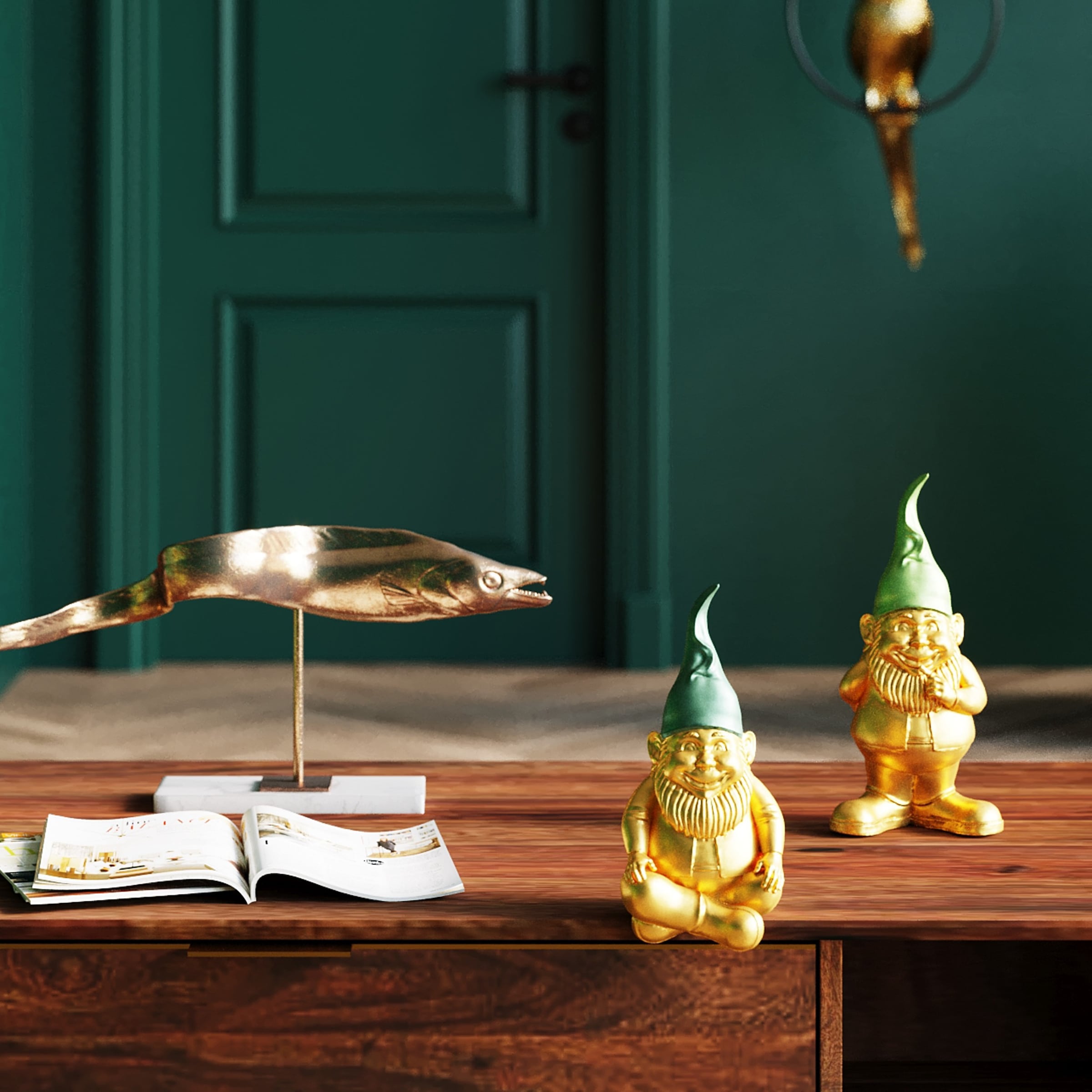 Kare Design Dekofigur »Deko Figur Zwerg Meditation«