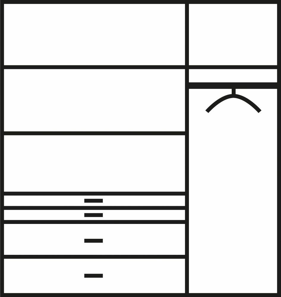rauch Kleiderschrank »Harburg Drehtürenschrank Schlafzimmerschrank mit viel Stauraum«, Bestseller Schrank Garderobe im Schlafzimmer