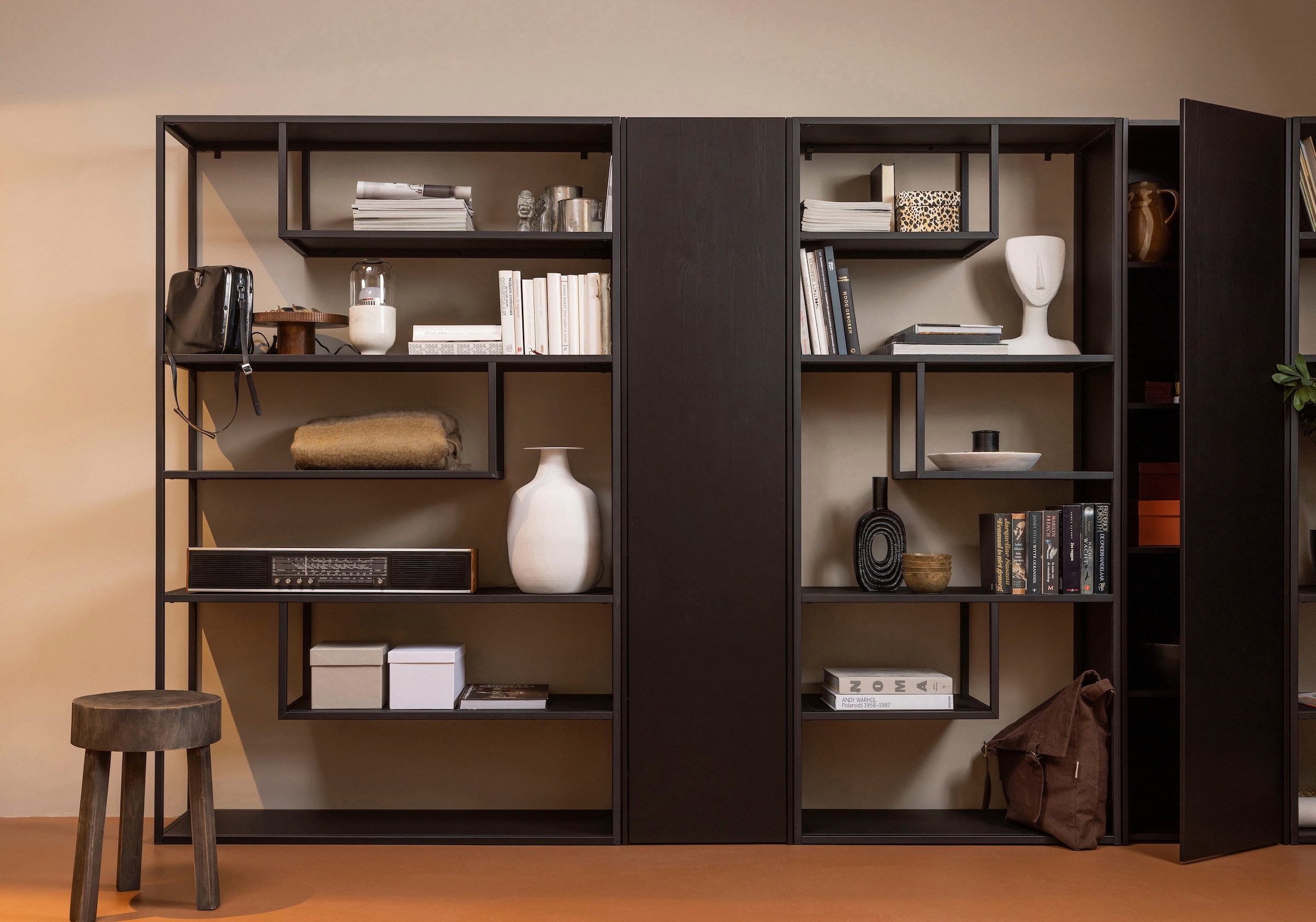 WOOOD Mehrzweckschrank »Teun«, in modernen Design, aus Kiefernholz, Breite 44 cm