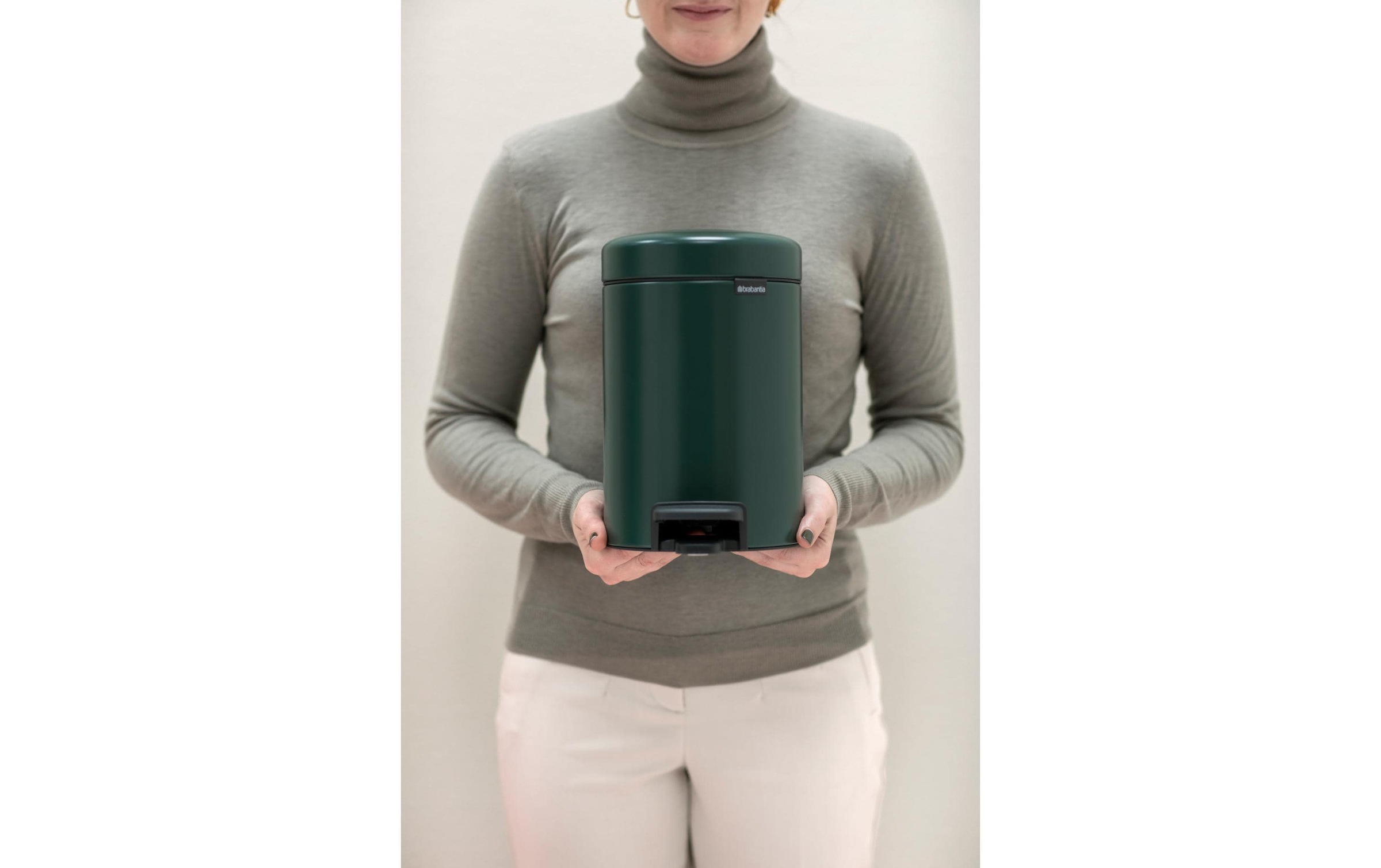 Brabantia Kosmetikeimer »NewIcon 3 l, Dunkelgrün«, 1 Behälter