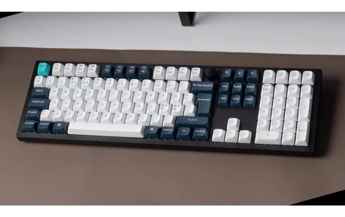   Gaming-Tastatur »Keychron Q6 Max Black QMK Red Switch« (Ziffernblock)