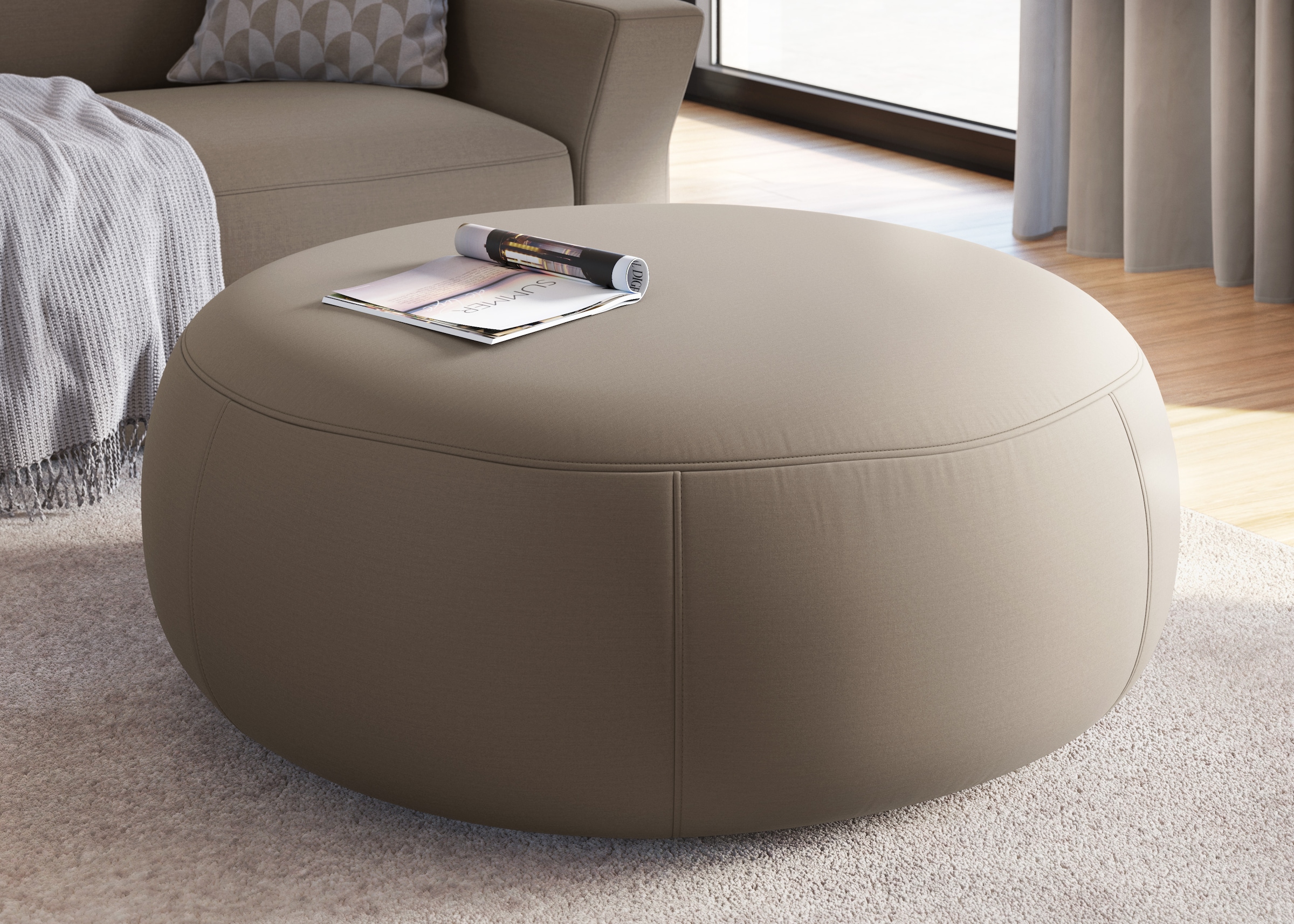 Image of sit&more Hocker »Cadabra«, Rundhocker, Durchmesser Sitzfläche 64 cm oder 104 cm bei Ackermann Versand Schweiz