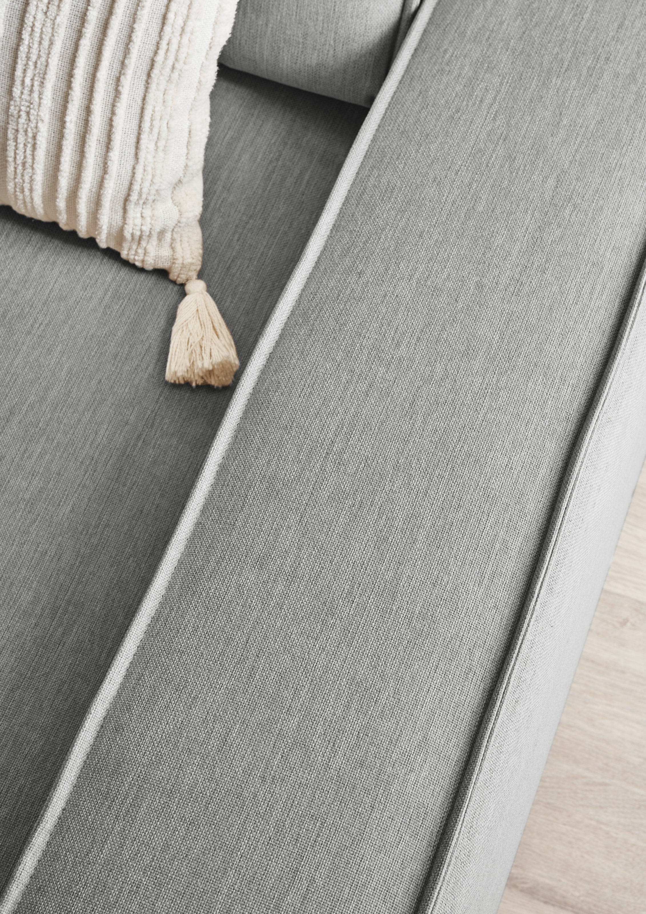 Home affaire Ecksofa »NEU: SHERWOOD XXL 284, Big-Sofa L-Form, tiefe Sitzfläche 95 cm, Cord« Recamiere rechts/links, als Schlafsofa stellbar, Cord u. Leinenoptik