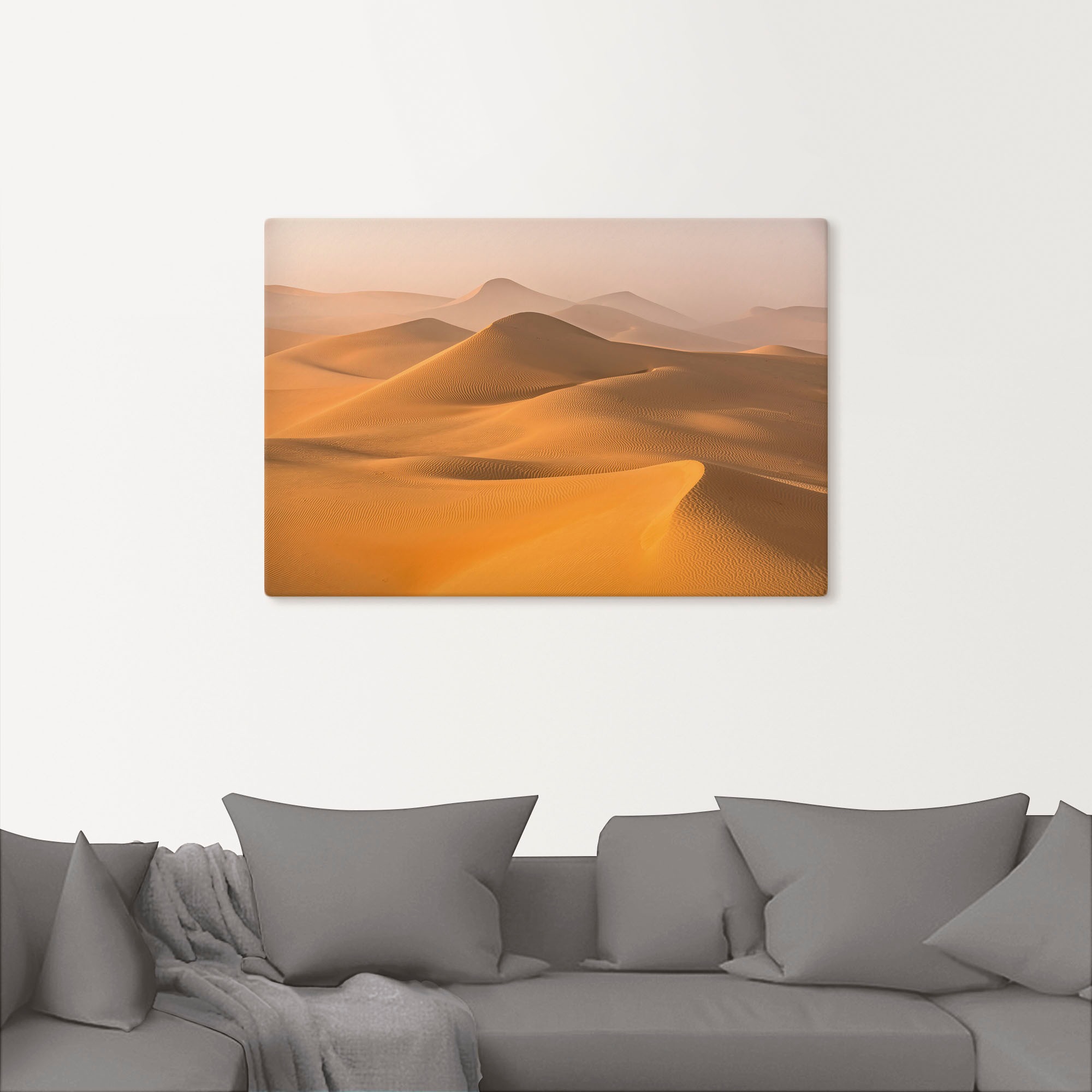 Artland Wandbild »Nebel in der Rub al Khali Wüste«, Wüstenbilder, (1 St.), als Alubild, Outdoorbild, Leinwandbild in verschied. Grössen
