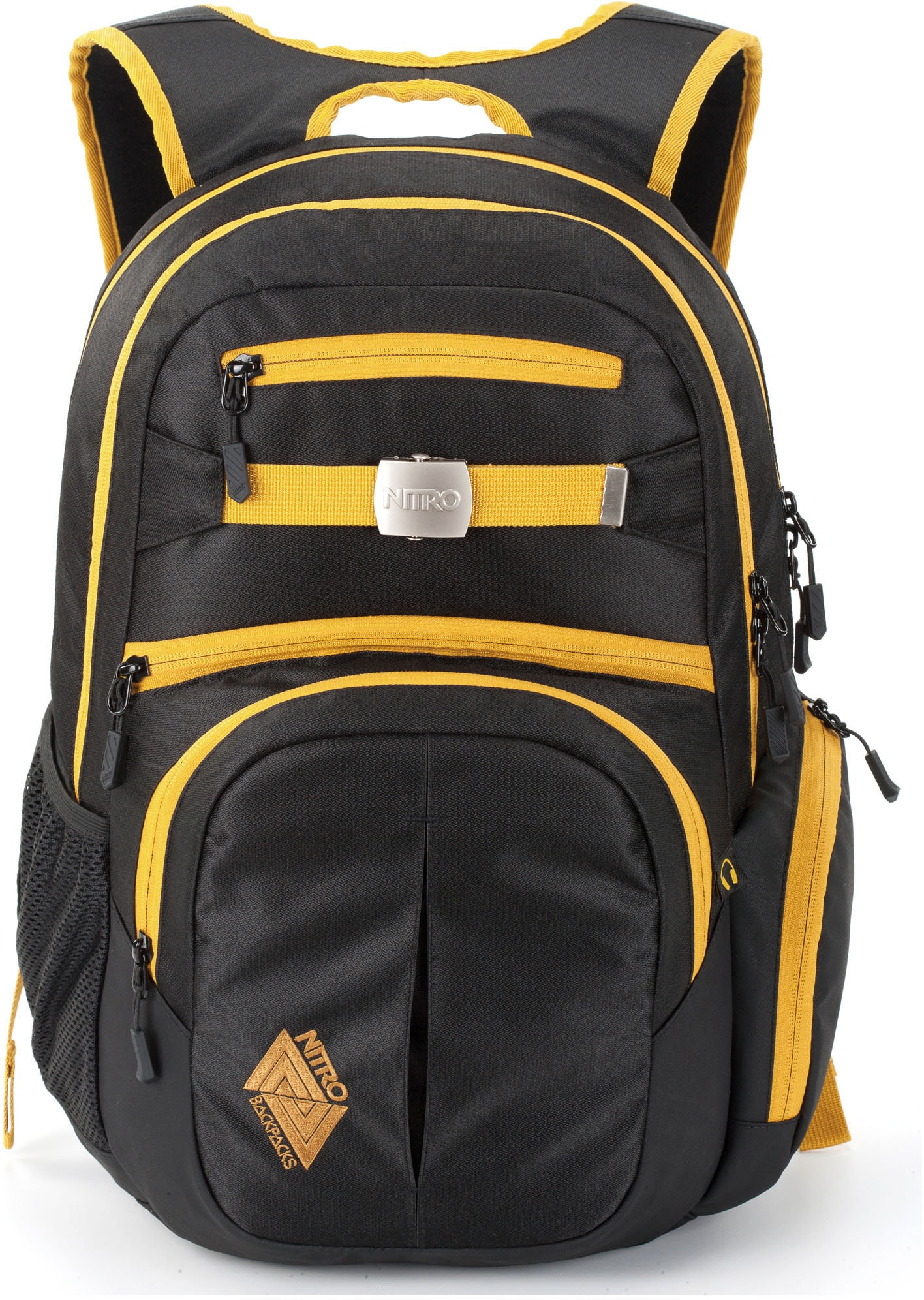 Image of NITRO Schulrucksack »Hero, Goldfarbenen Black«, mit Laptopfach bei Ackermann Versand Schweiz