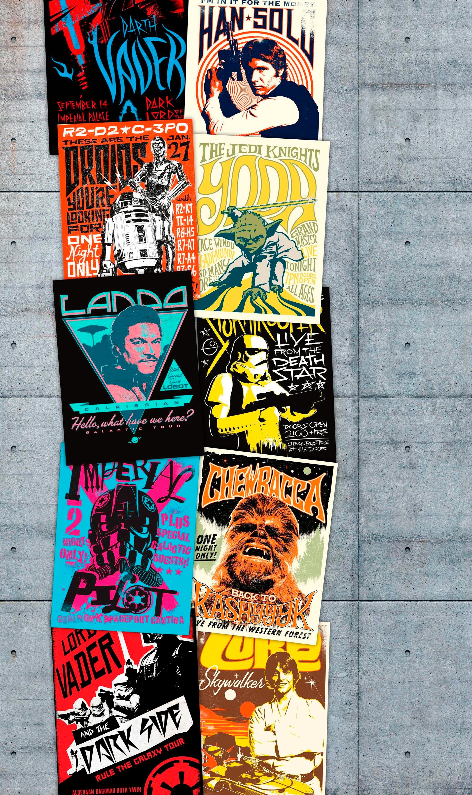 Image of Komar Vliestapete »Star Wars Rock On Wall«, Comic bei Ackermann Versand Schweiz