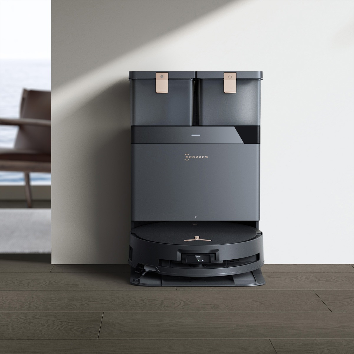 ECOVACS »Ecovacs Saugroboter X8 PRO OMNI, Deebot, black«