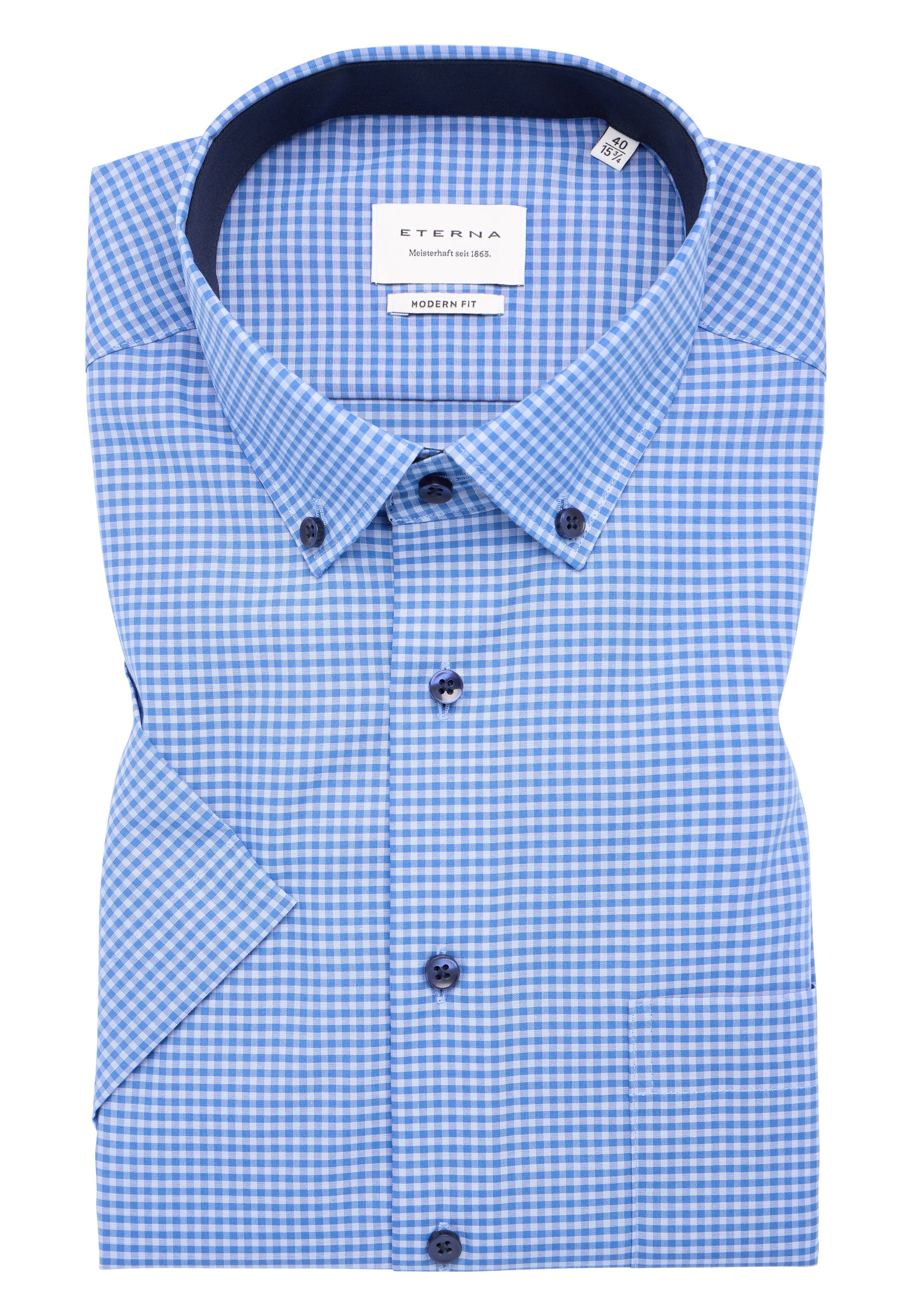 Eterna Kurzarmhemd »MODERN FIT«, NON IRON (bügelfrei)
