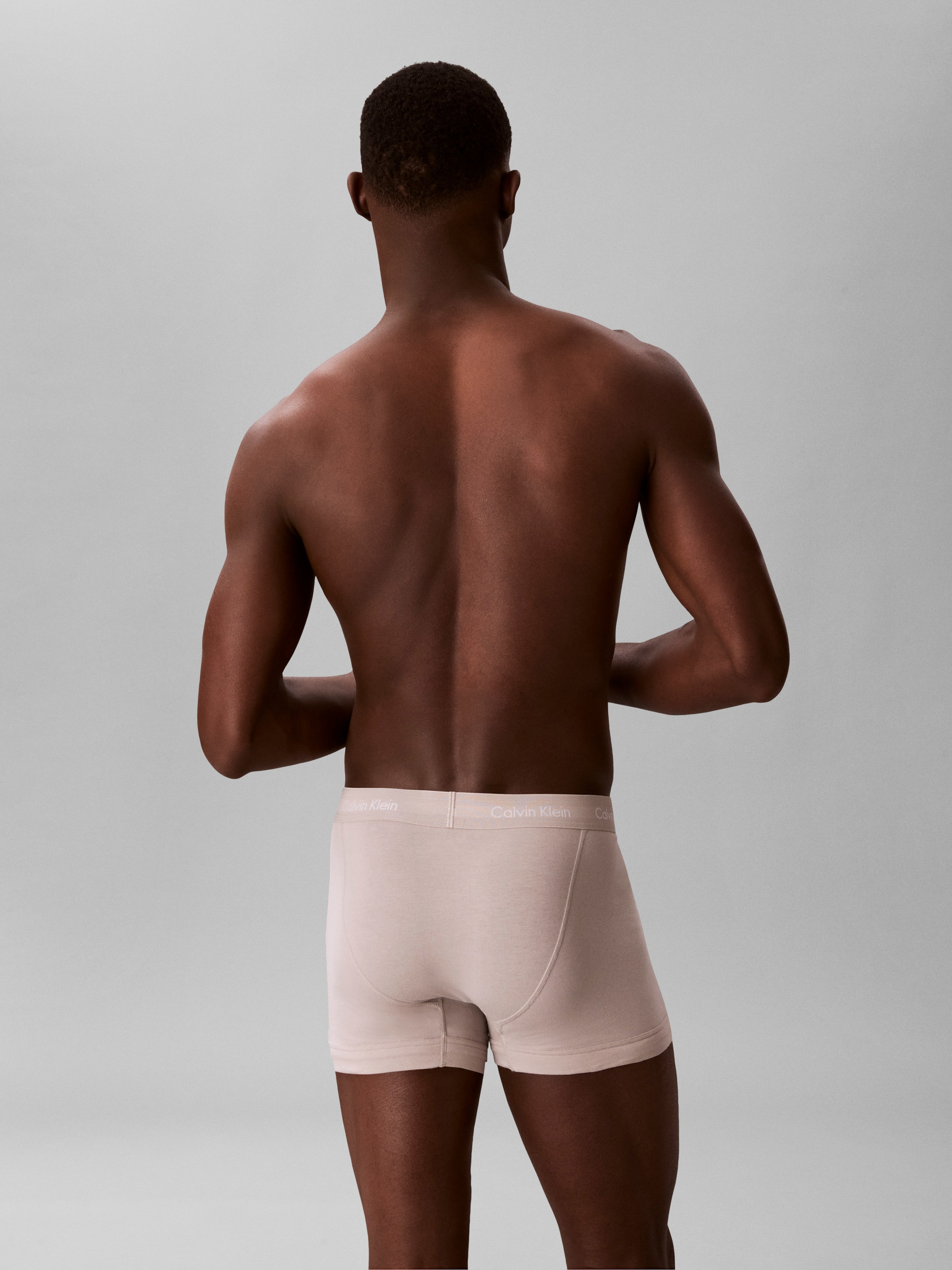 Calvin Klein Underwear Tronc »TRUNK 3PK« Paquet, 3 cuis mit Calvin Klein Logo-Elastikbund (3 Stück)