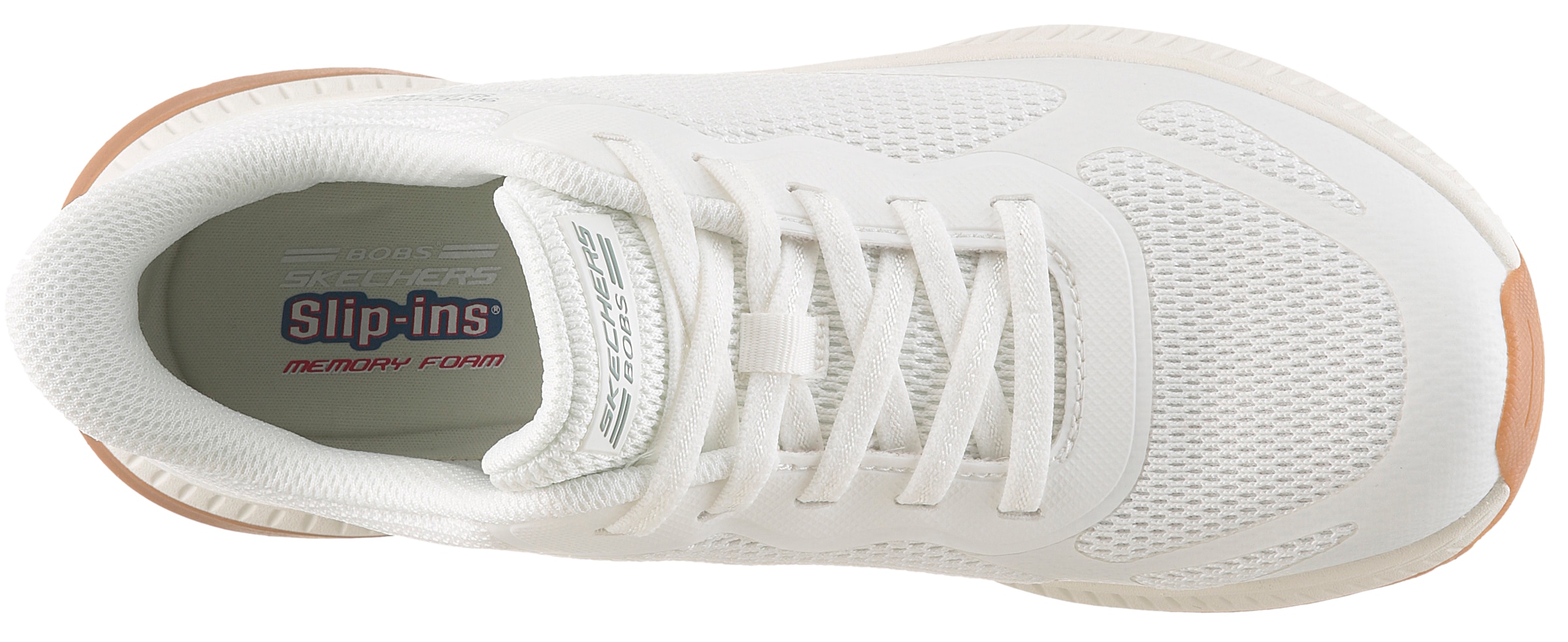 Skechers Slip-On Sneaker »BOBS SQUAD 4«  Slipper, Freizeitschuh, Halbschuh mit Memory Foam