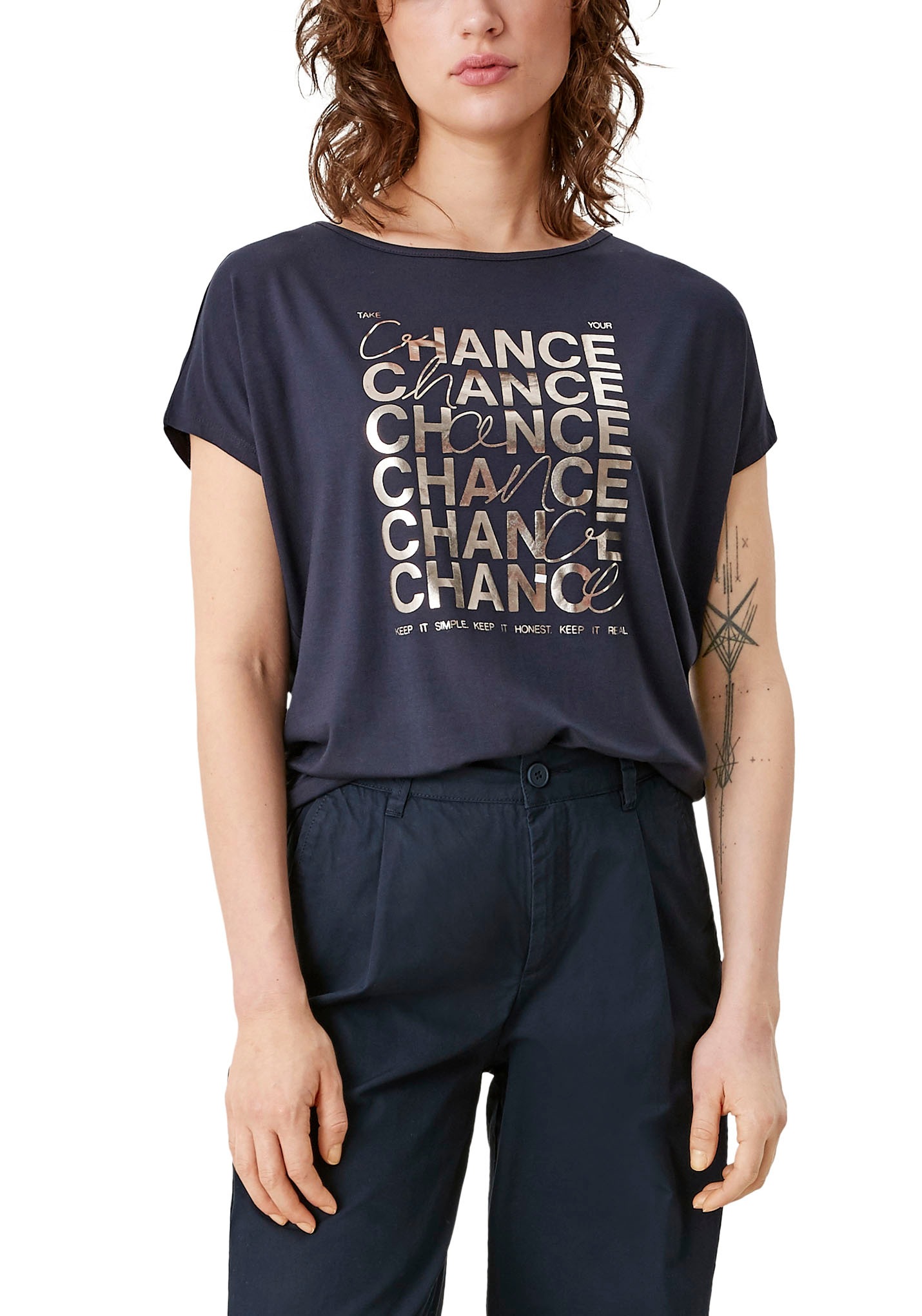 Image of s.Oliver T-Shirt, mit Verschluss im Nacken bei Ackermann Versand Schweiz