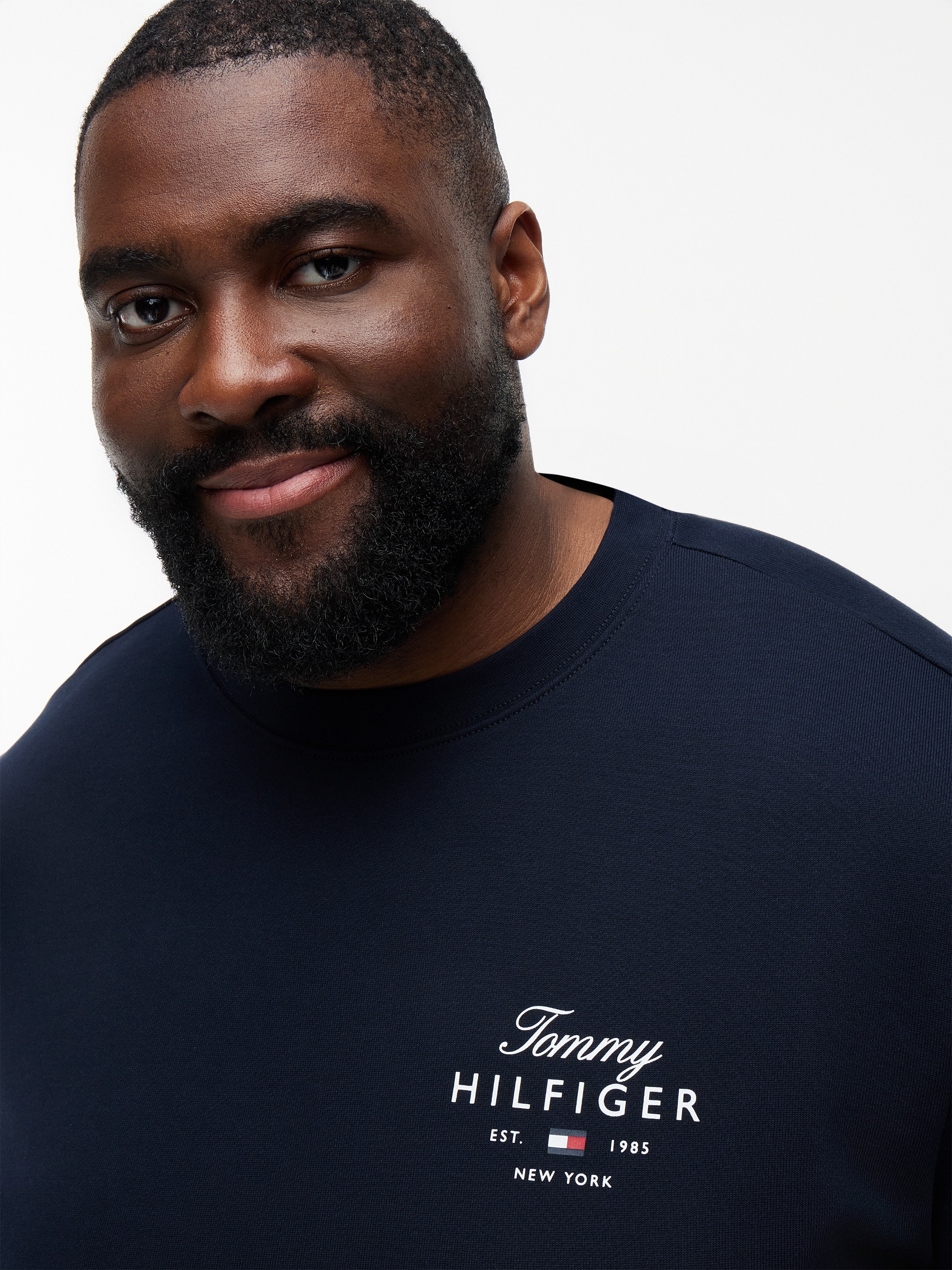 Tommy Hilfiger Big & Tall Sweatshirt »BT-SCRIPT STACK«, Grosse Grössen
