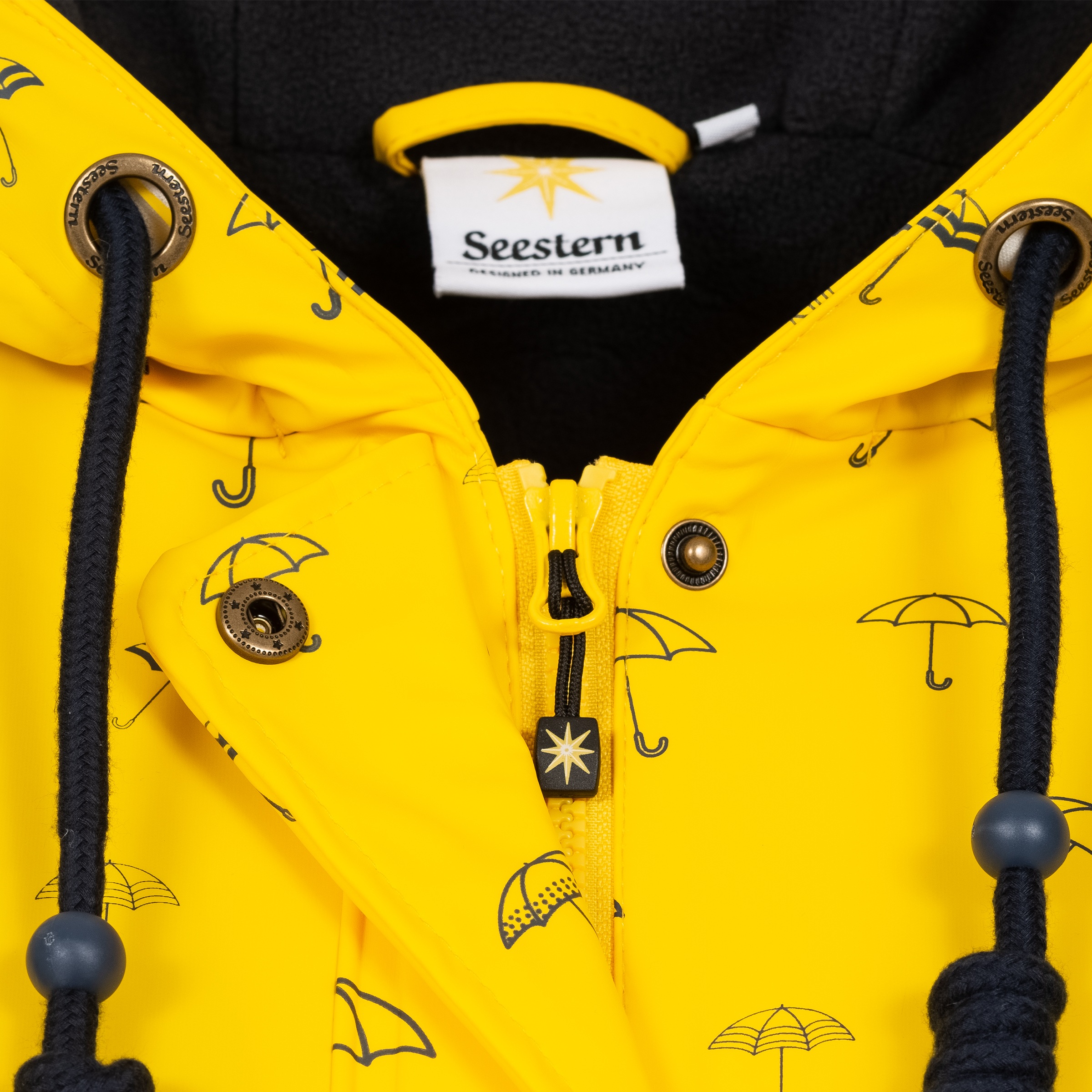 ankerglut Veste de pluie »Friesennerz #ankerglutsea Regenmantel, Longjacket« auch in Grossen Grössen erhältlich