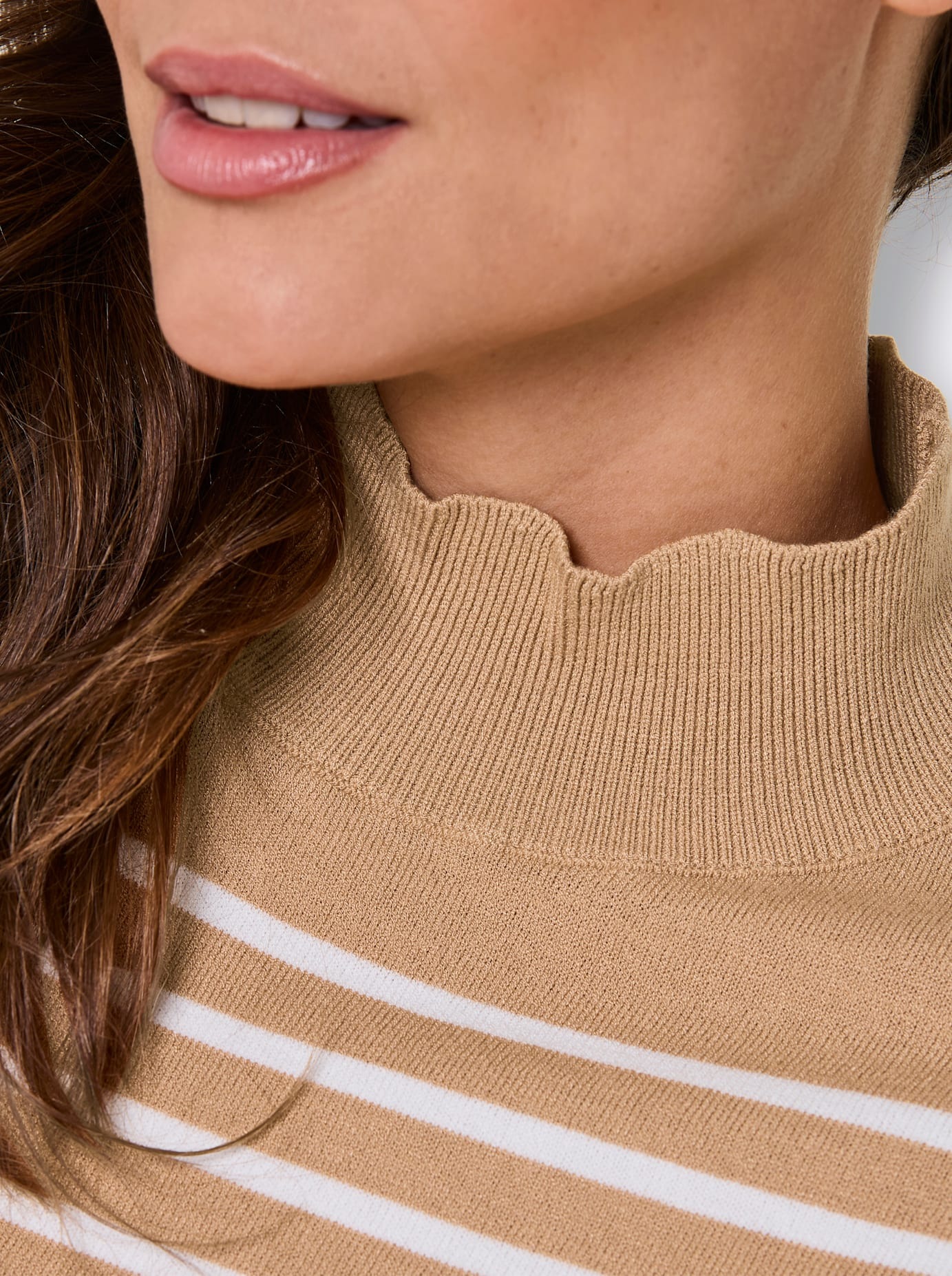 CREATION L PREMIUM Streifenpullover »Lyocell-Mix-Pullover«