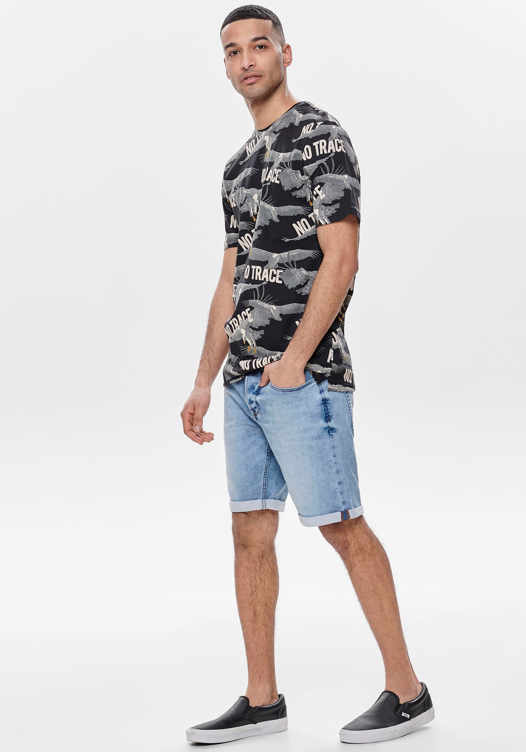 Image of ONLY & SONS Shorts »PLY BLUE SHORTS« bei Ackermann Versand Schweiz