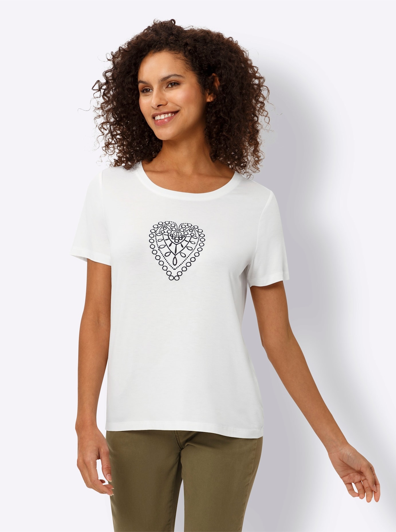 heine T-Shirt »Shirt«, (1 tlg.)