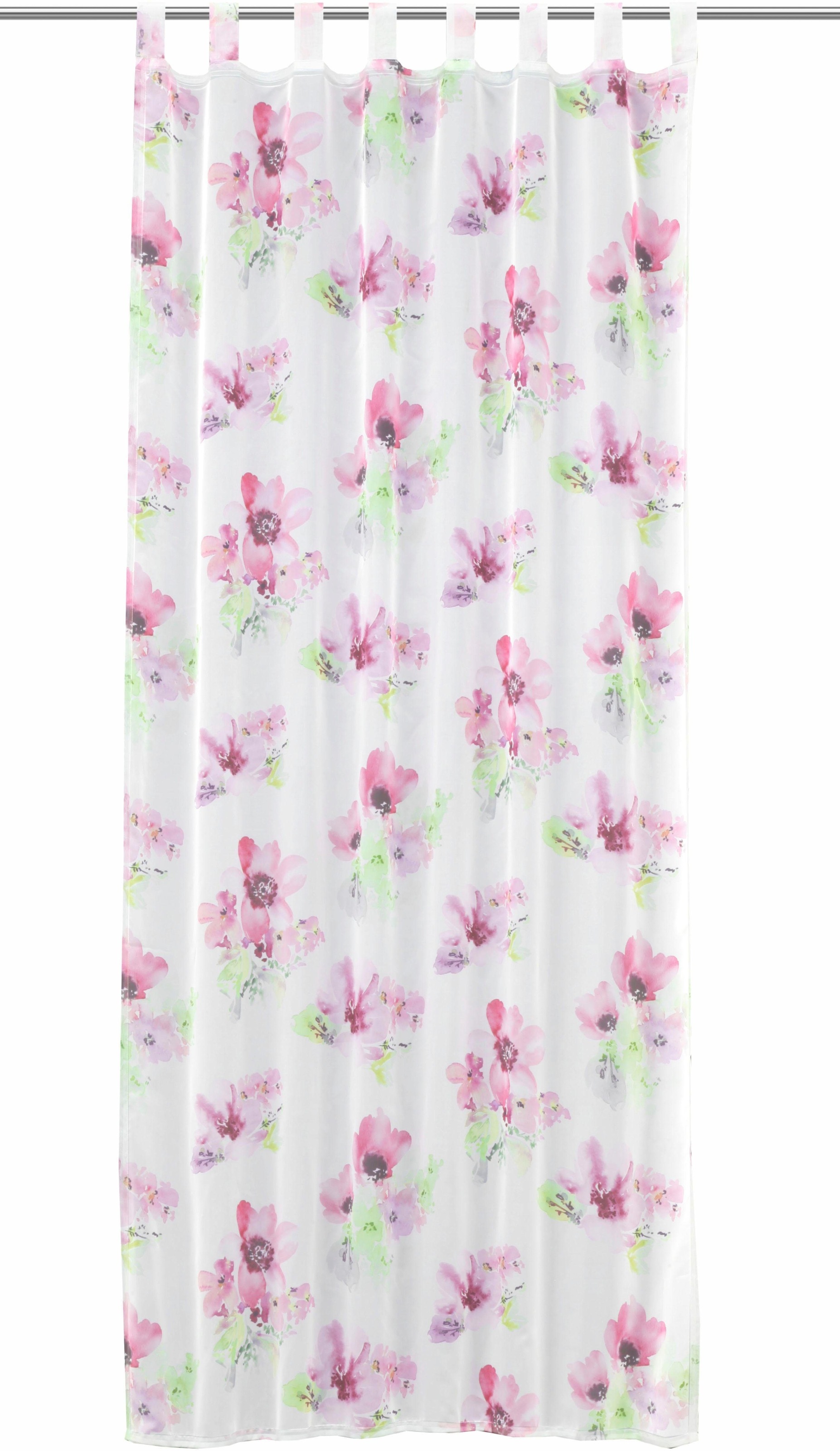 Image of WILLKOMMEN ZUHAUSE by ALBANI GROUP Vorhang »Koblenz«, (1 St.), HxB: 245x140, Schlaufen mit Kräuselband bei Ackermann Versand Schweiz