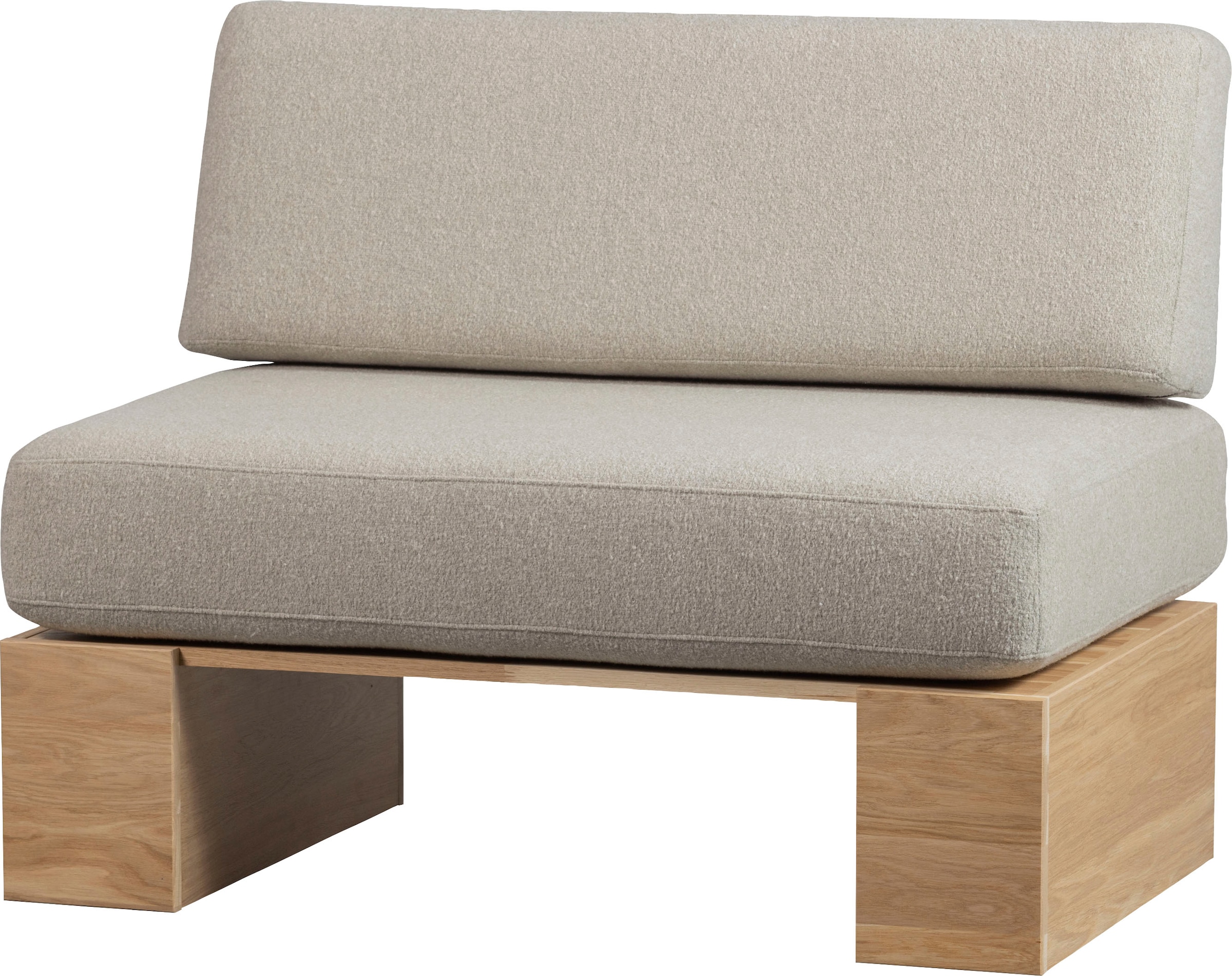 WOOOD Banc de salle à manger »Dine Polsterbank« banc avec coussin d’assise confortable