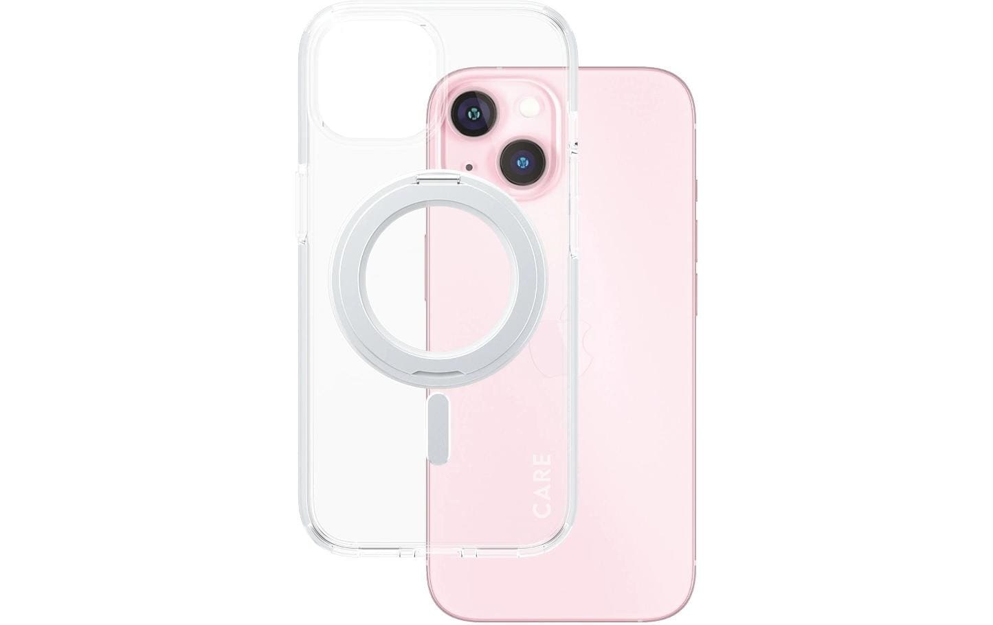 Image of Backcover "Feature Kickstand iPhone 15 Silber" Apple iPhone 15