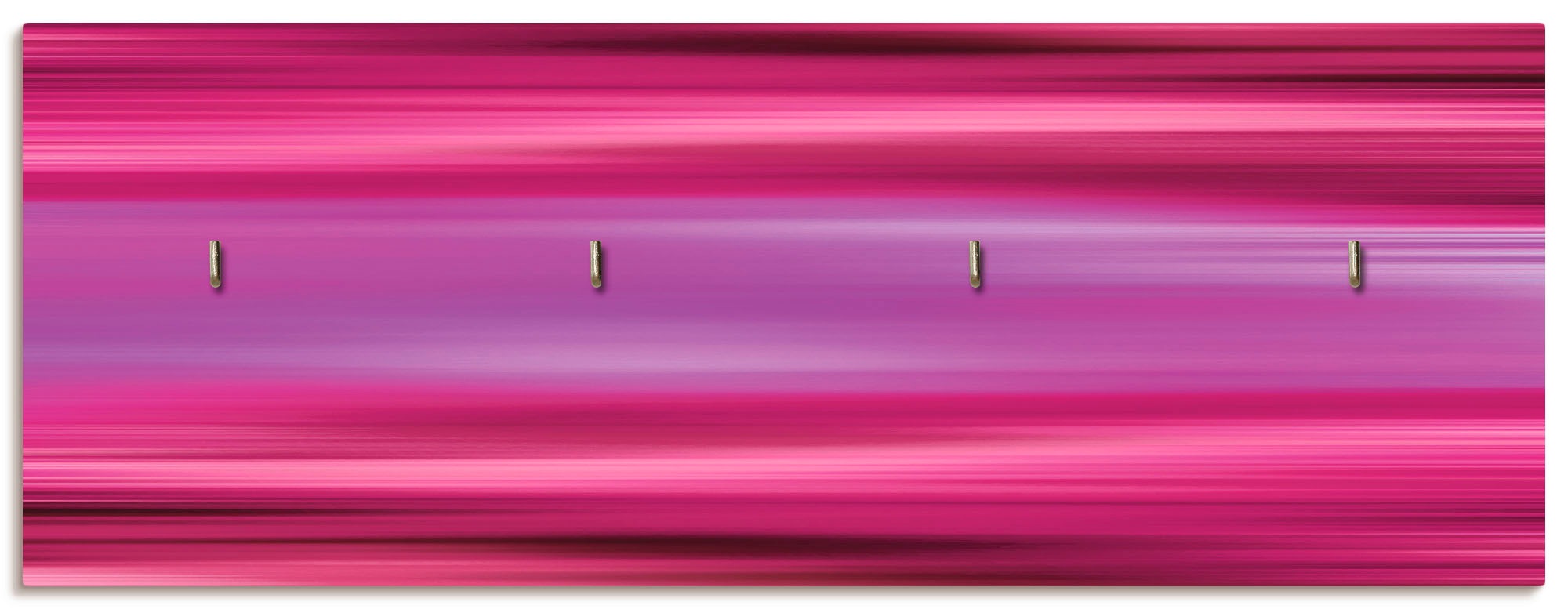 Image of Artland Hakenleiste »Brombeerfarben Abstrakt«, aus Holz mit 4 Schlüsselhaken – Schlüsselboard, Schlüsselbretter, Schlüsselhalter, Schlüsselaufhänger für den Flur – Stil: Modern bei Ackermann Versand Schweiz