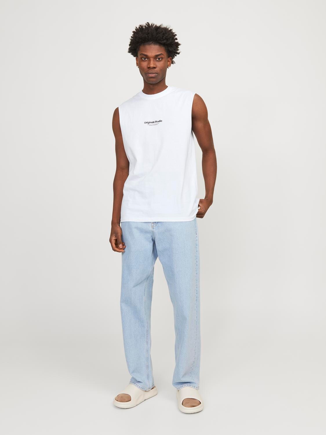 Jack & Jones Kurzarmshirt »JORVESTERBRO SLEEVELESS TEE SN«