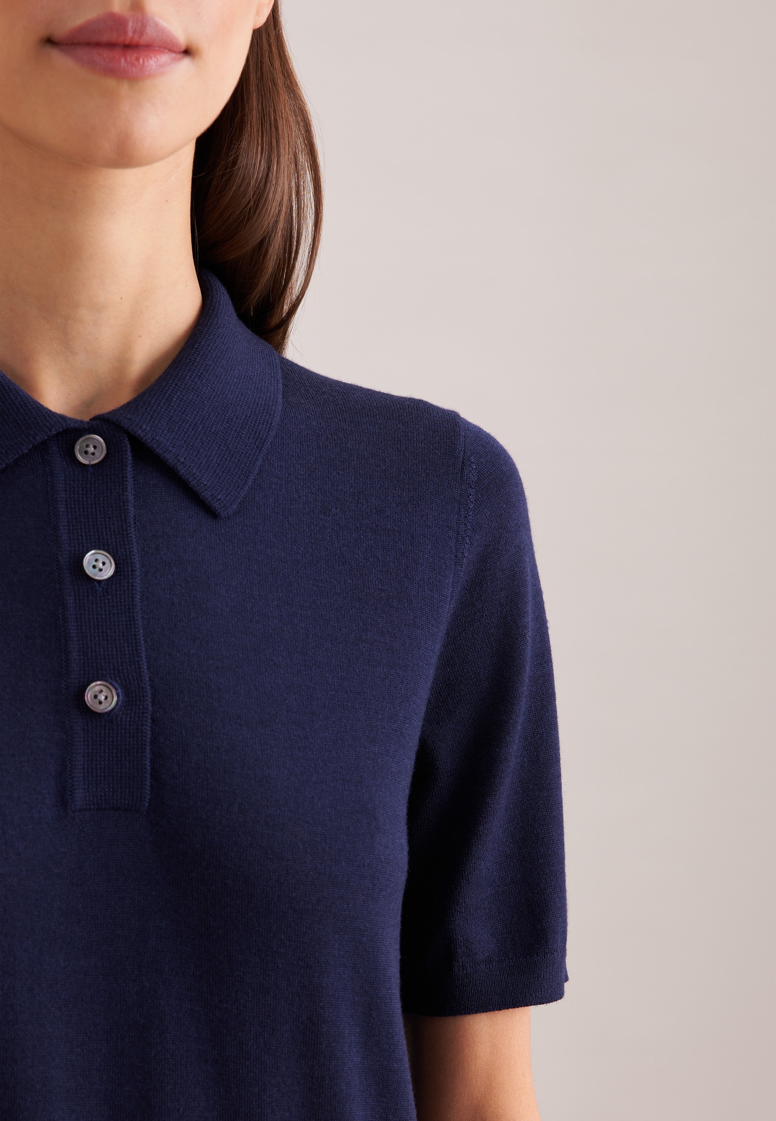 seidensticker Strickpullover Polo