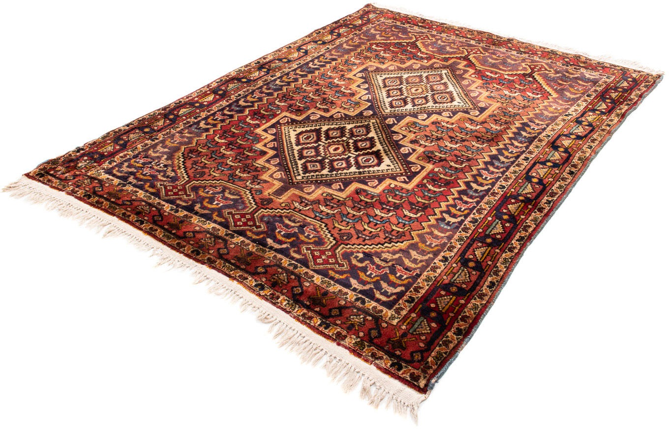 Image of morgenland Orientteppich »Perser - Nomadic - 195 x 150 cm - braun«, rechteckig, 10 mm Höhe, Wohnzimmer, Handgeknüpft, Einzelstück mit Zertifikat bei Ackermann Versand Schweiz