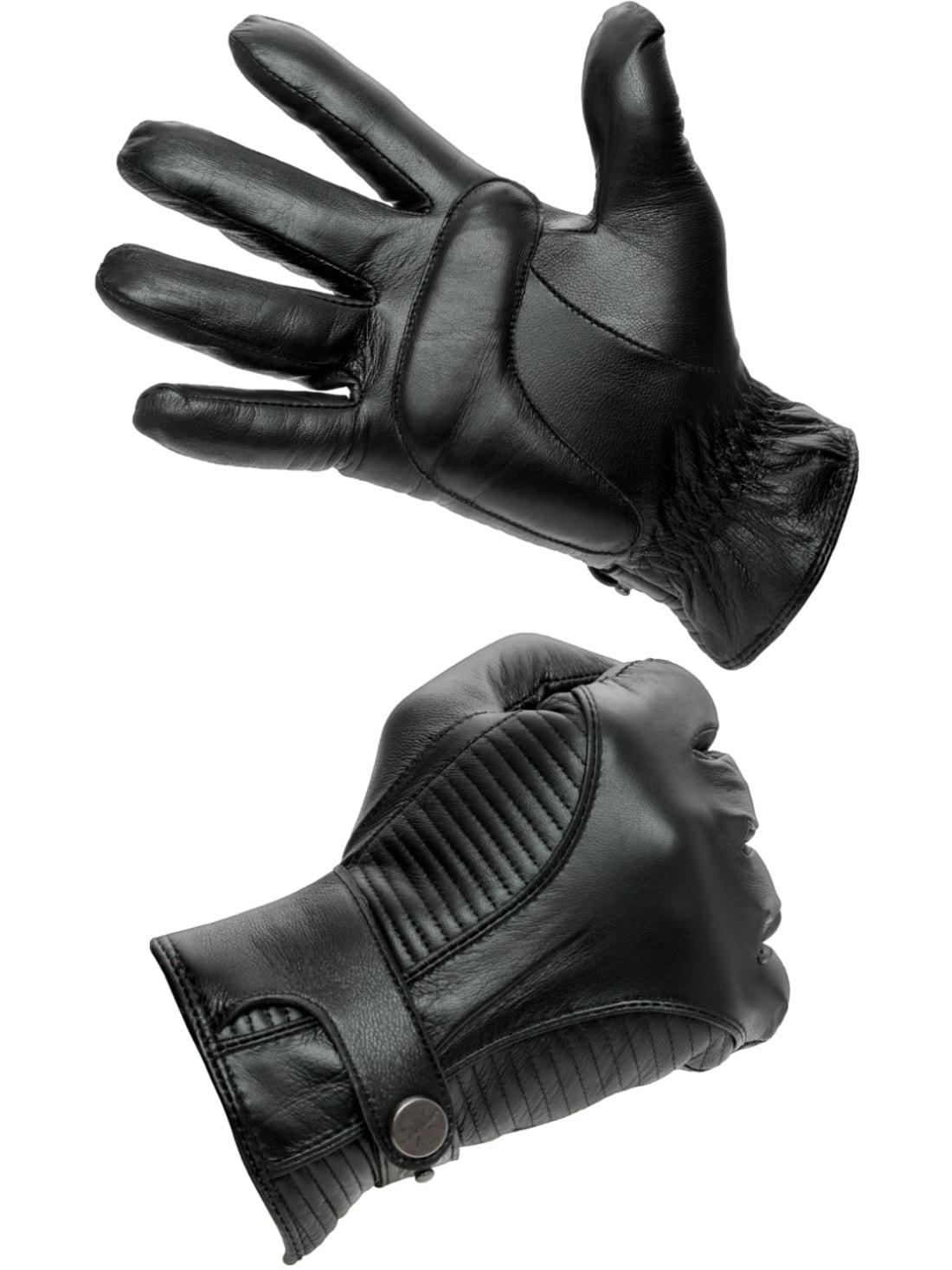 PEARLWOOD Lederhandschuhe, Handinnenfläche mit Polsterung für Fahrkomfort