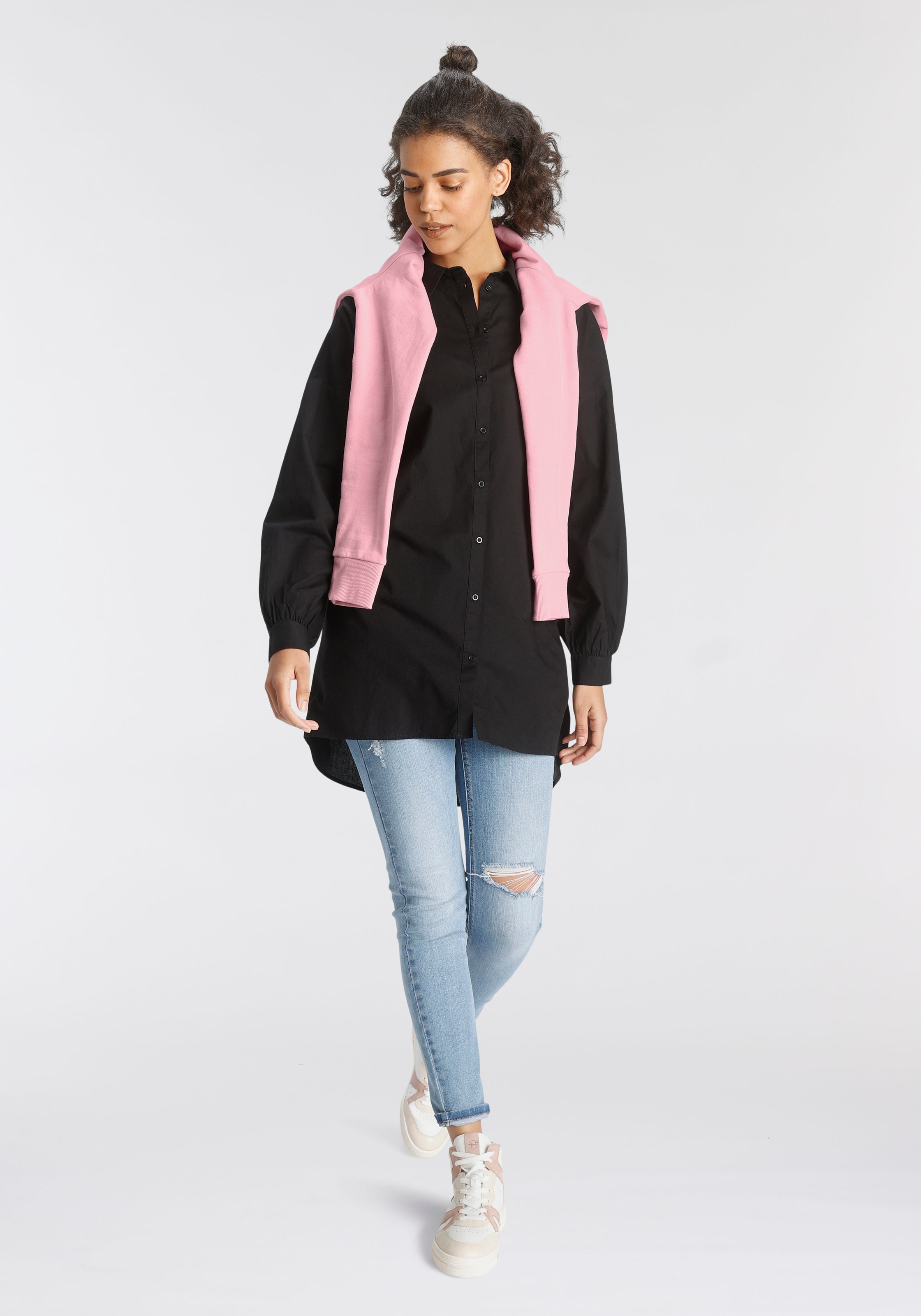 Image of Vero Moda Longbluse »VMSTINE L/S OVERSIZE SHIRT« bei Ackermann Versand Schweiz