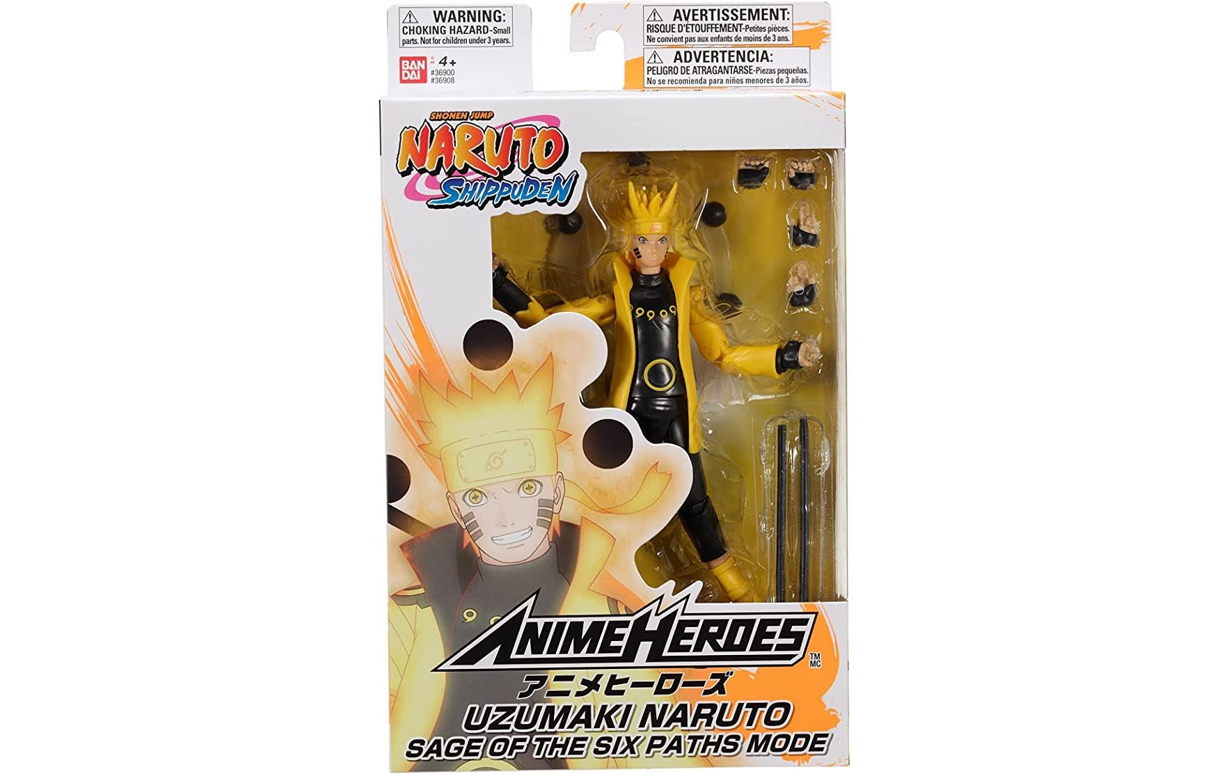 Bandai Merchandise-Figur »Shippuden Anime Heroes – Uzumaki Naruto«