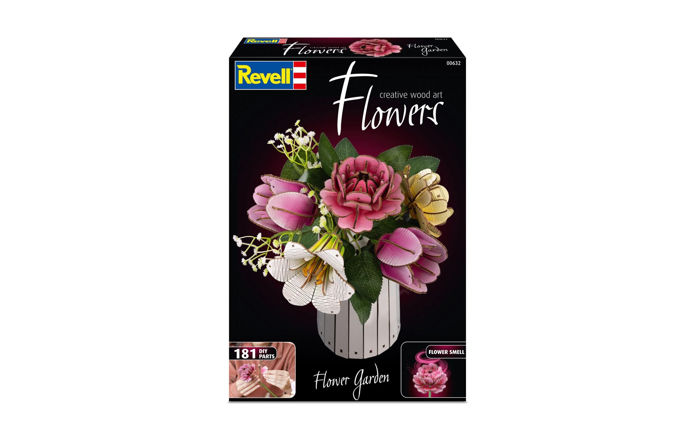 Image of Revell Modellbausatz "Flower Garden Holz, mit Vase und Duft" 181 Stk. tlg.