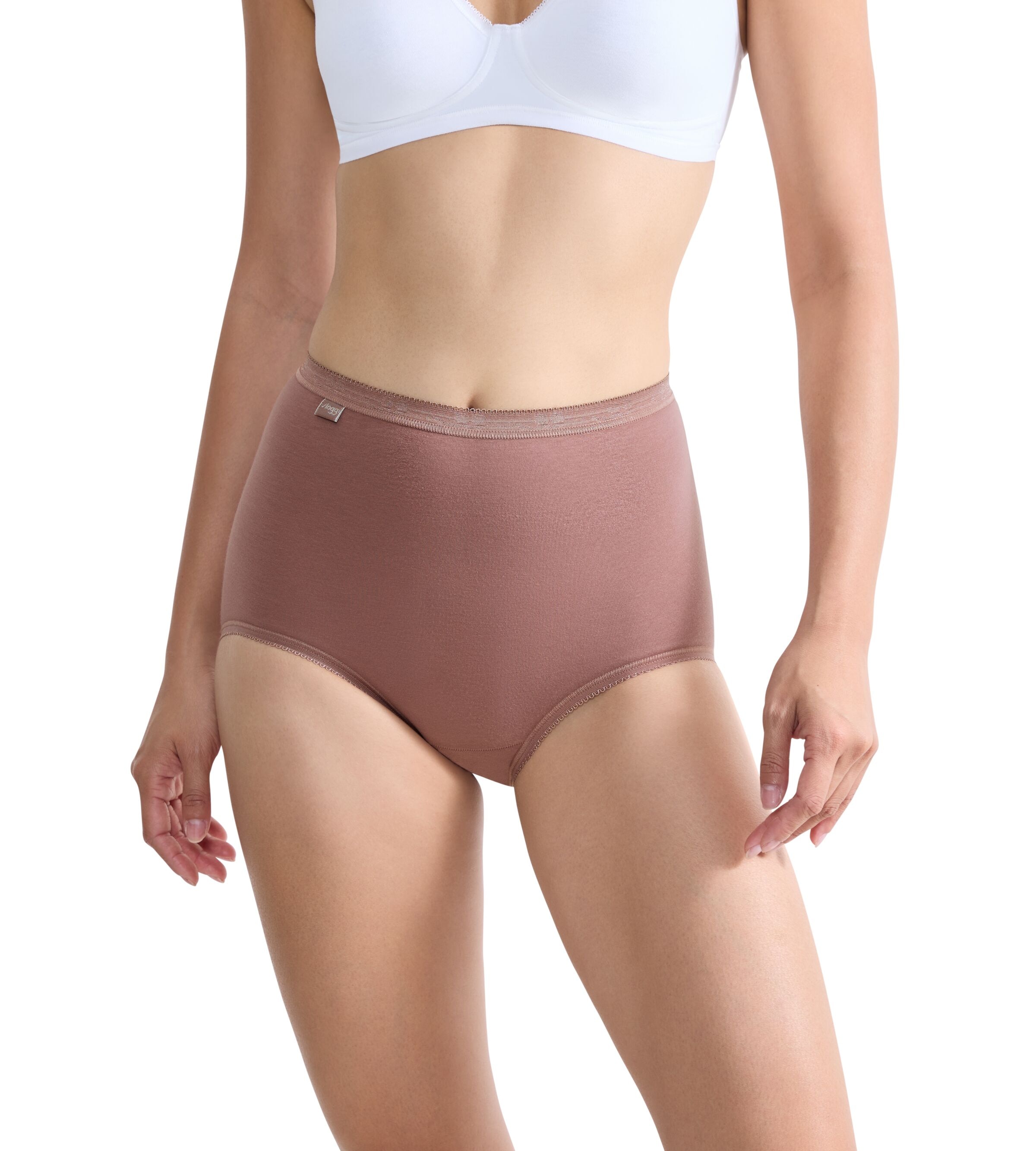 sloggi Maxislip »Basic+«, Baumwollmischung, weiche Nähte, Single Jersey