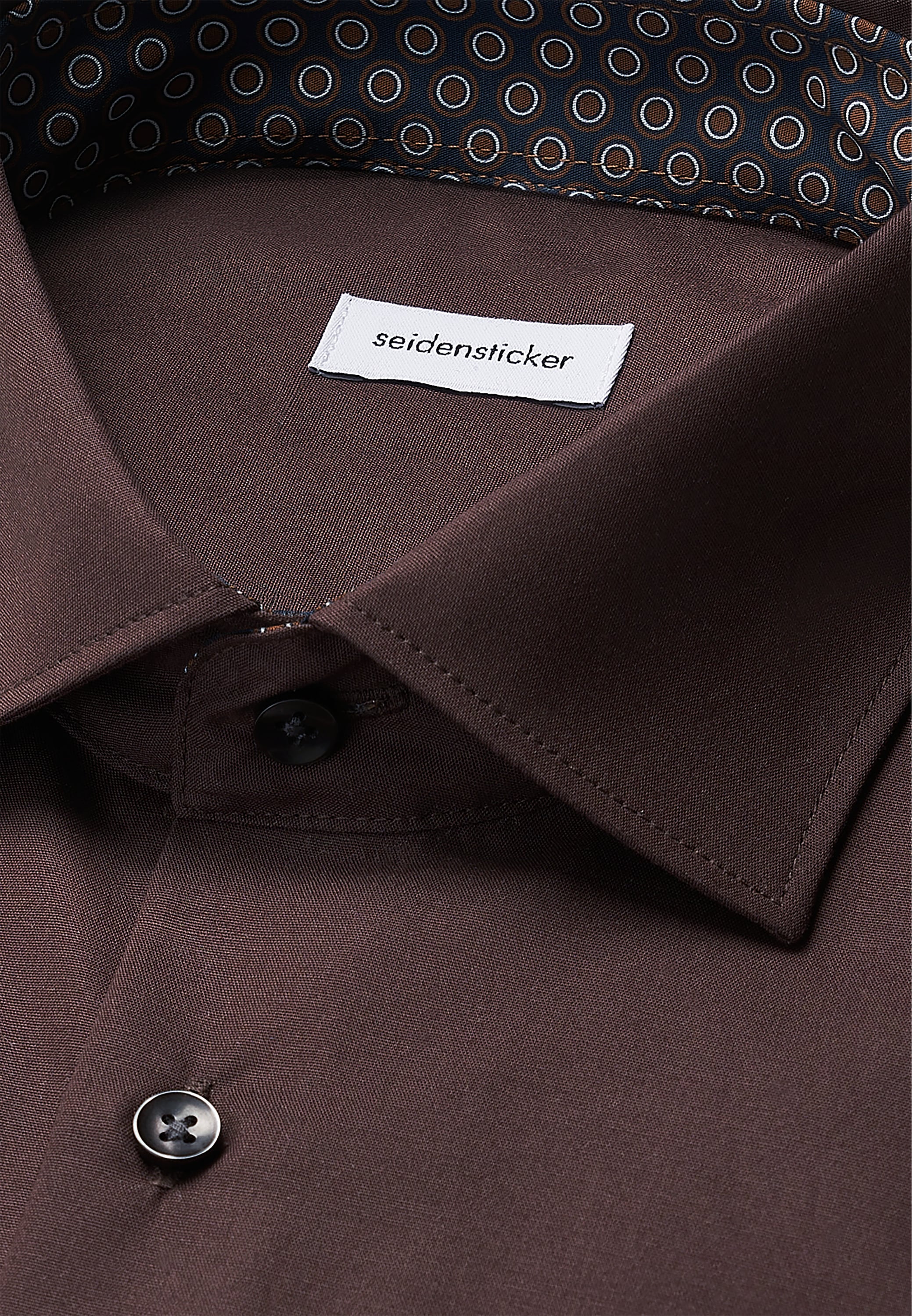 seidensticker Businesshemd »Schwarze Rose« Regular 1/1 Kentkragen Uni