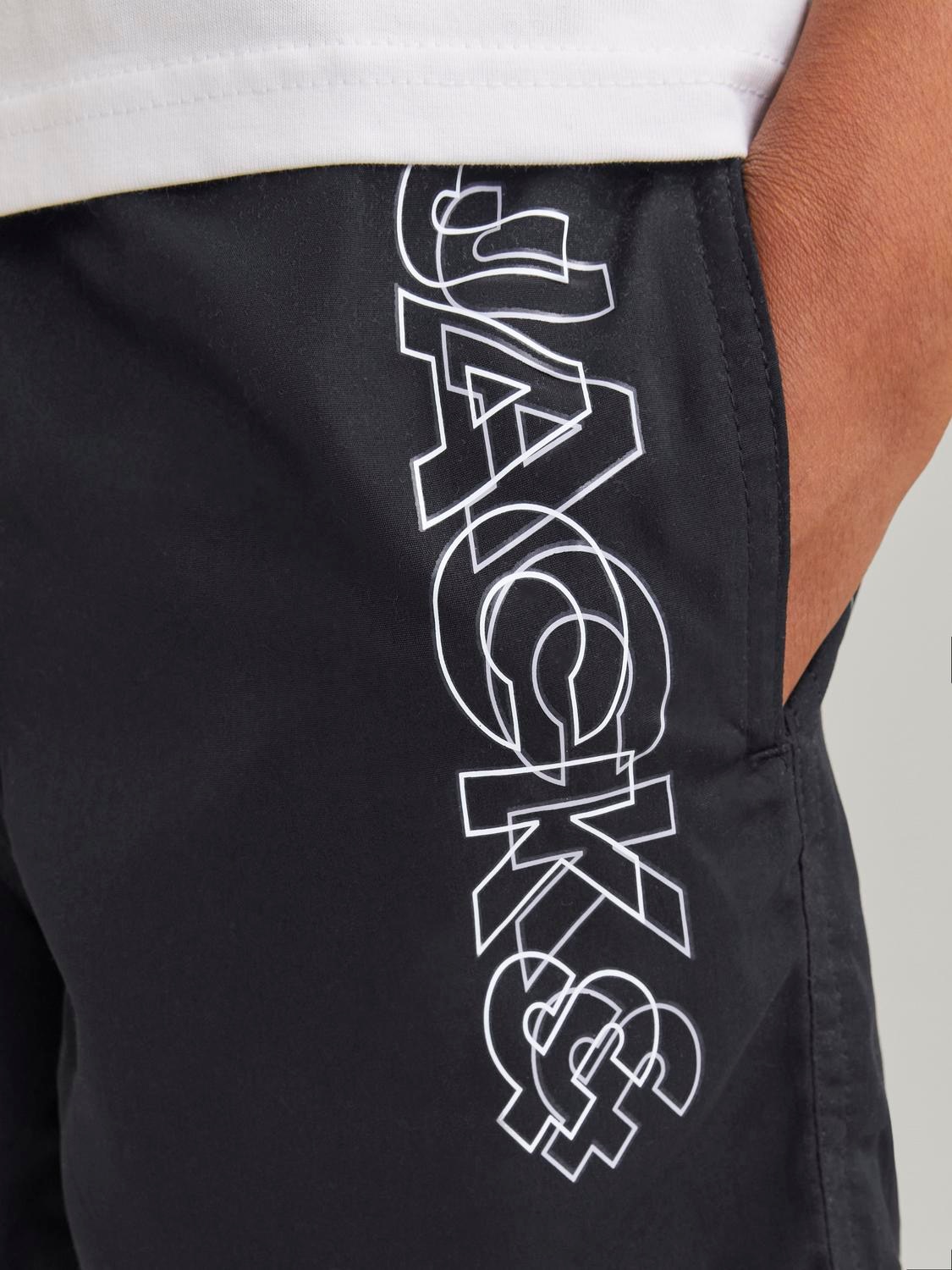 Jack & Jones Junior Badeshorts »JPSTFIJI JJSWIM DOUBLE LOGO LY SN JNR«