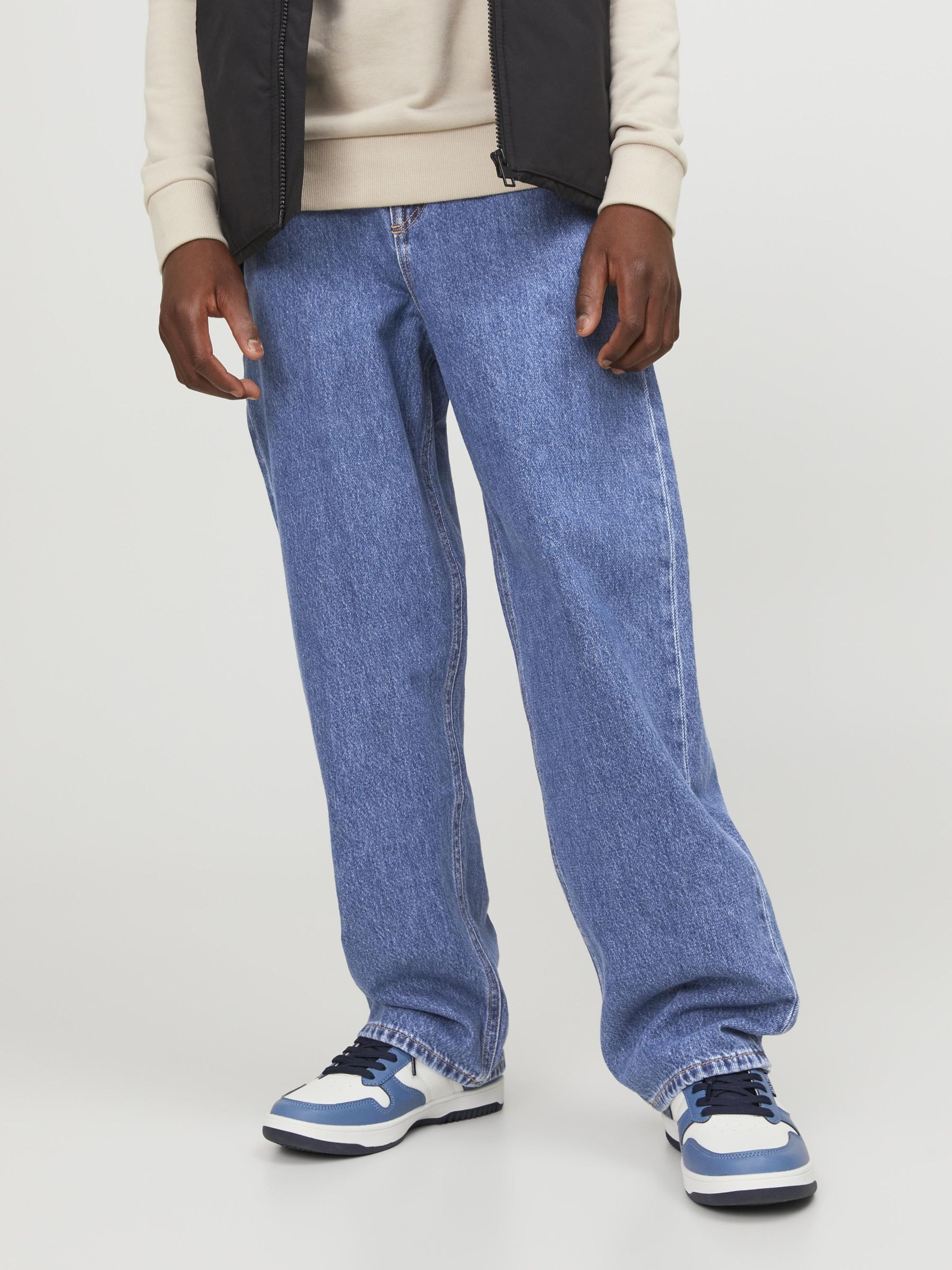 Image of Jack & Jones Junior Loose-fit-Jeans "JJIALEX JJORIGINAL" Baumwolle, baggy fit