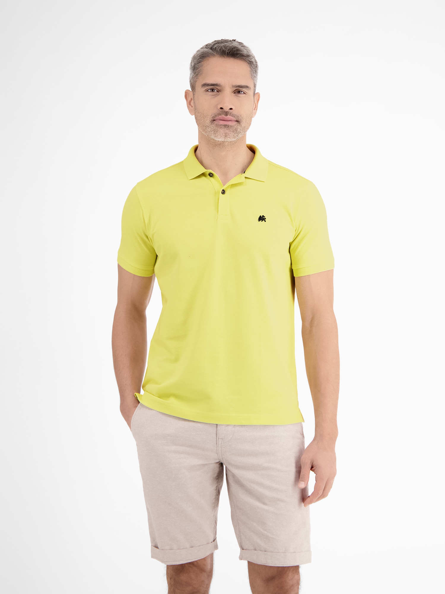 LERROS Polo »Herren Poloshirt, unifarben«