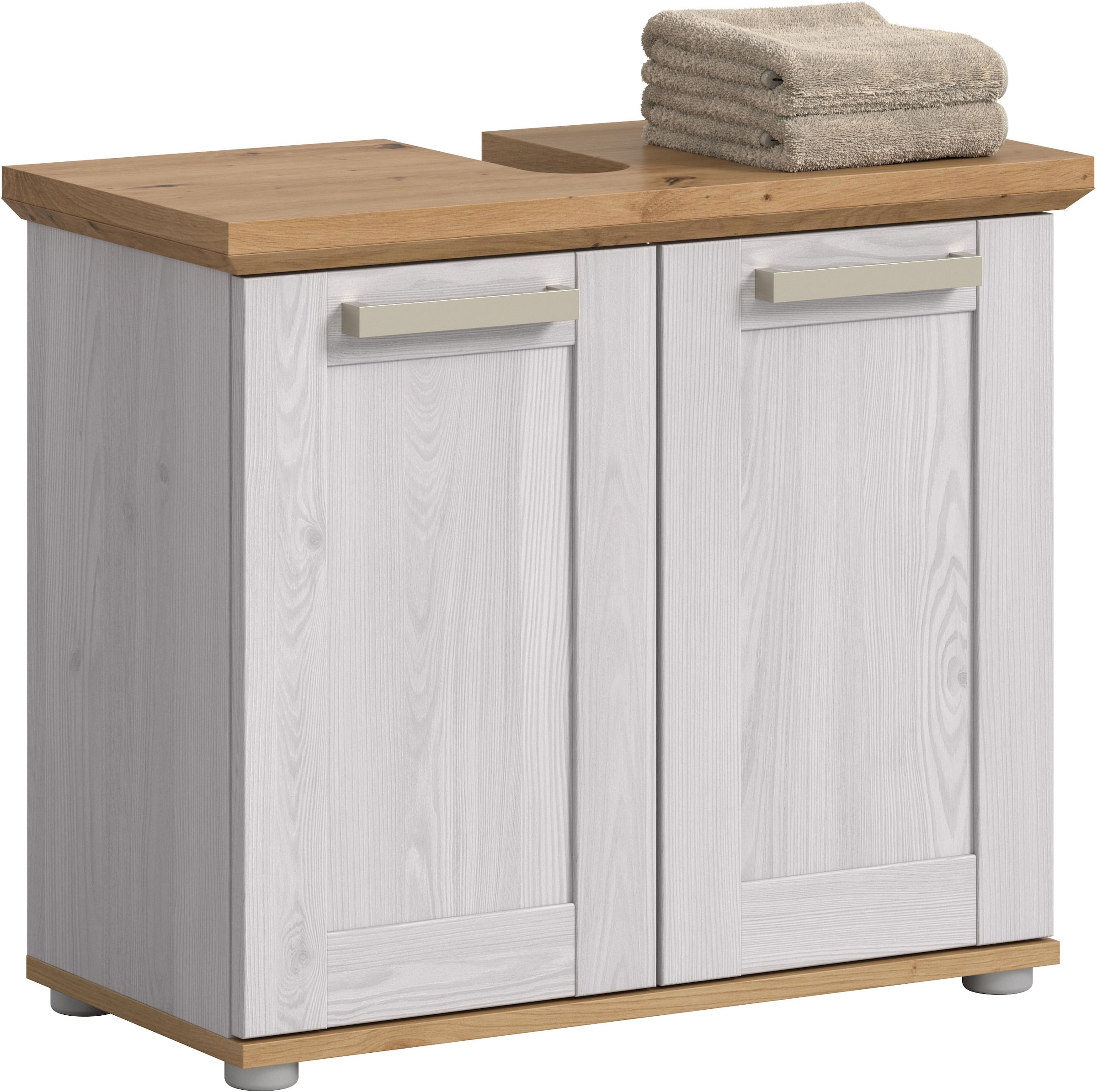 Image of welltime Waschbeckenunterschrank "COSENZA" 1 Stk. tlg. Waschbeckenunterschrank, WBU, Bad, Badezimmer