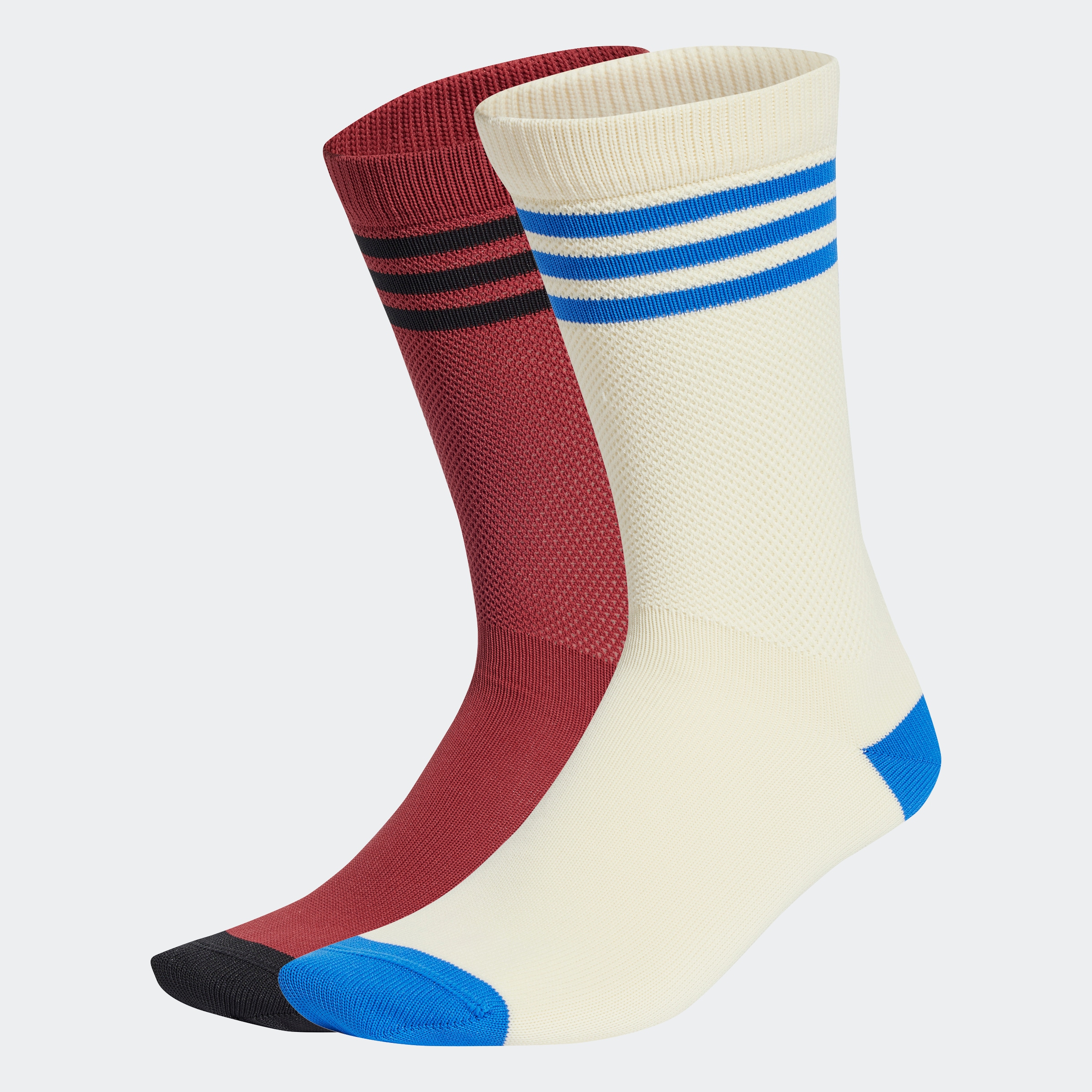 Image of adidas Originals Sportsocken "KNIESTRÜMPFE, 2 PAAR" 2 Paar tlg. knielang, mit klassischen drei Streifen und kontrastierendem Logo