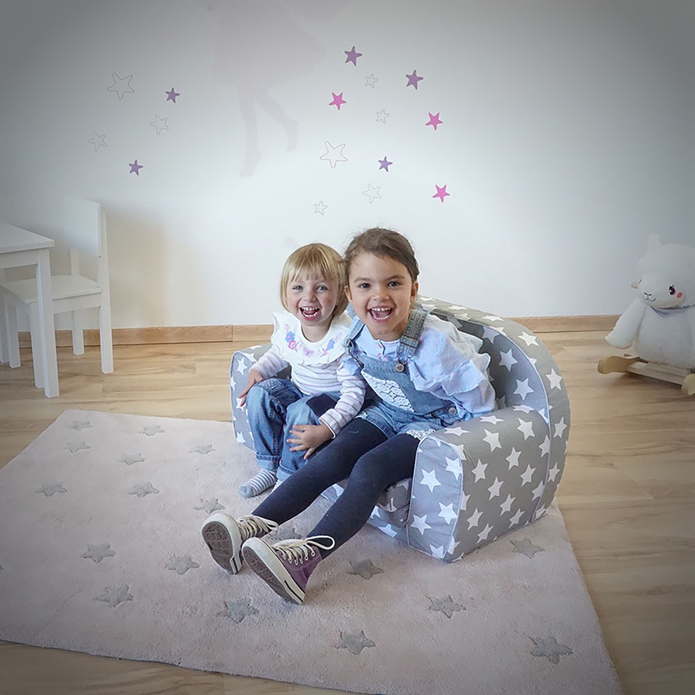 Made »Grey ohne Stars«, White Europe Sofa Kinder; bestellen Knorrtoys® Modische Mindestbestellwert in für