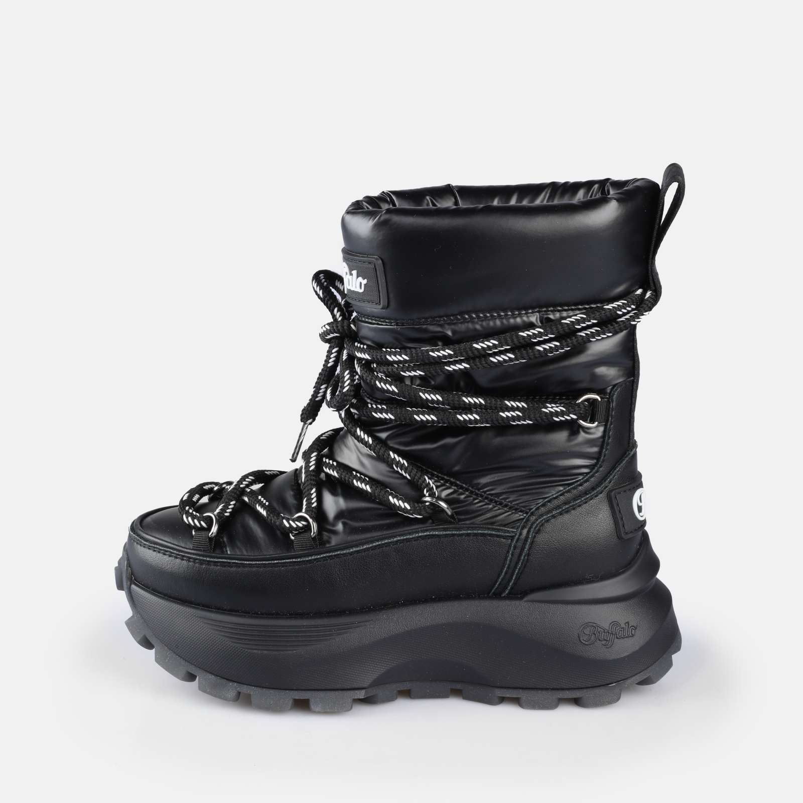 Image of Buffalo Winterboots "MANHATTAN SOW BOOT PUFFED" Snowboots, Plateauboots, Schnürstiefelette mit Profilsohle