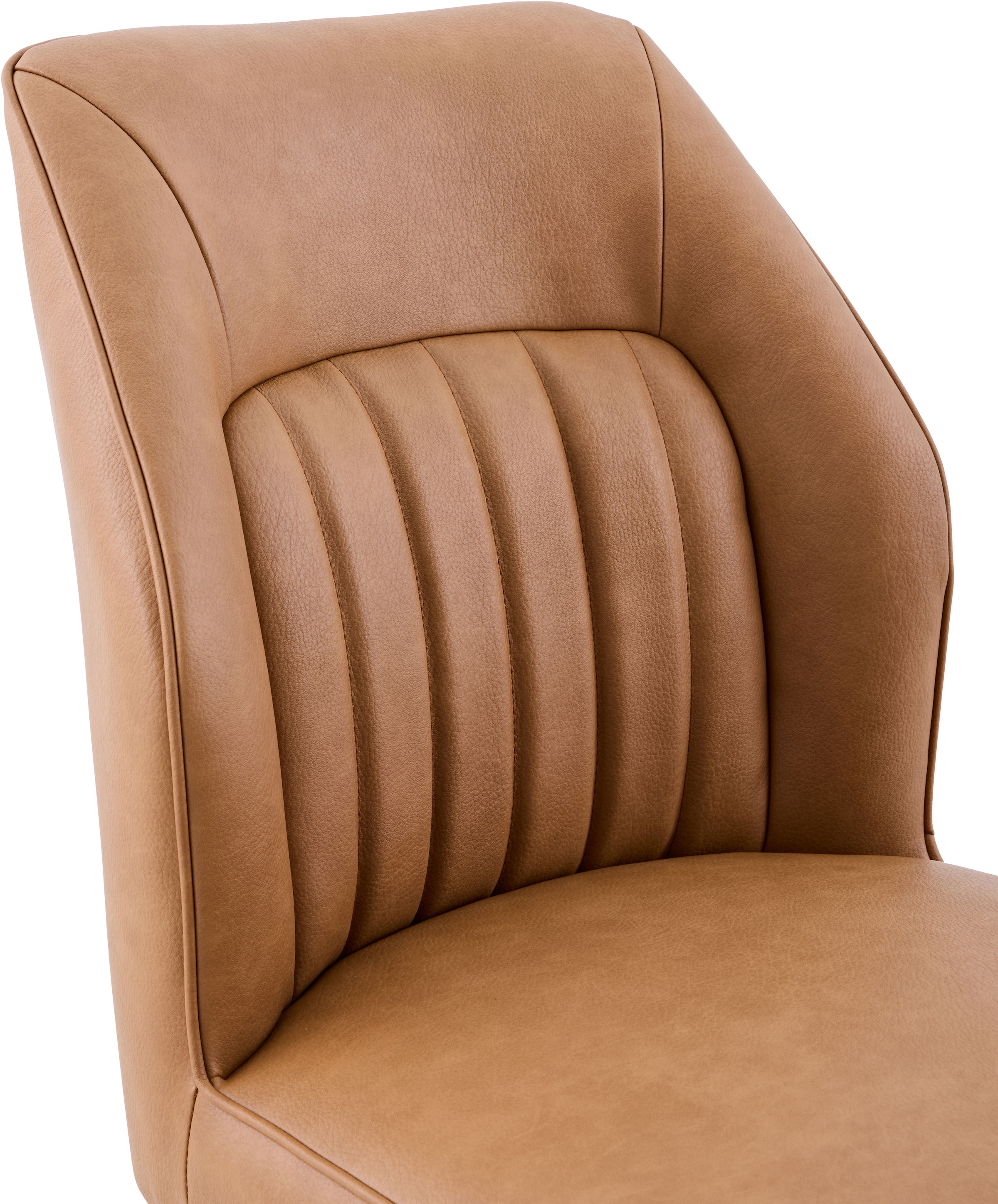 HELA Chaise à 4 pieds »PRIZZI« (Ensemble) 1 cuis4-Fuss, 360° drehbar, Gestell oval, gepolstert, Lederoptik